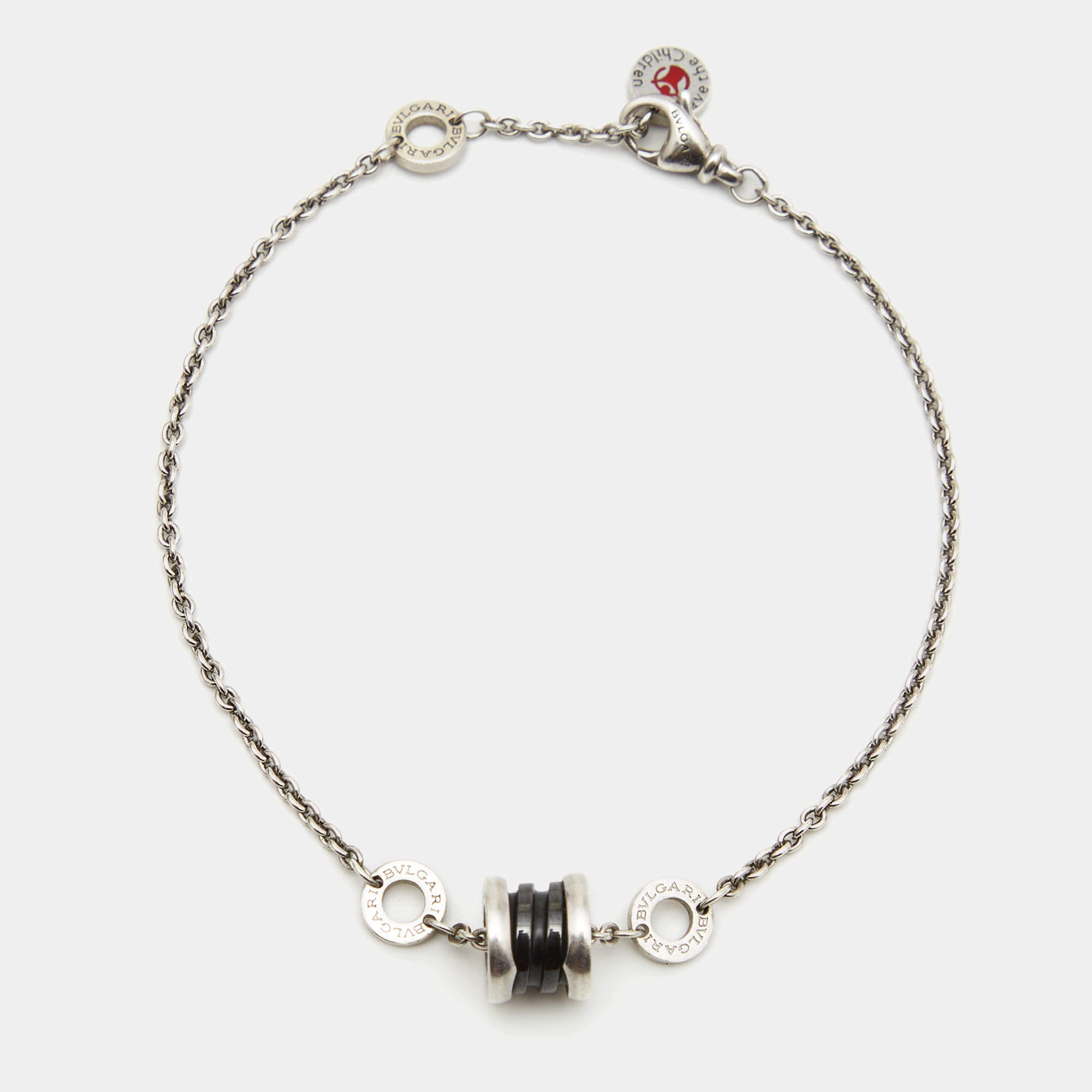 Bvlgari B.zero1 Save The Children Sterling Silver Bracelet