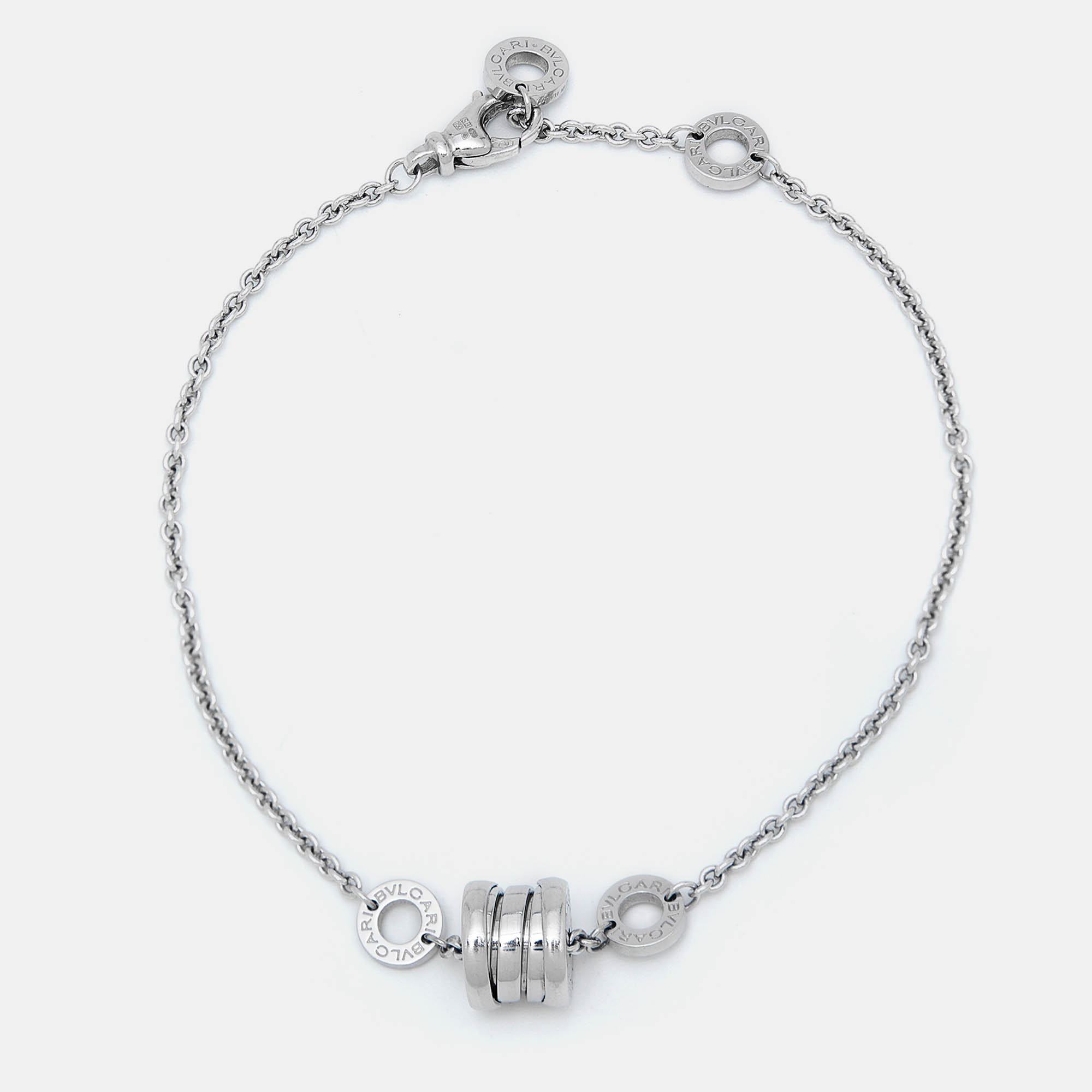 Bvlgari B.Zero1 18k White Gold Bracelet