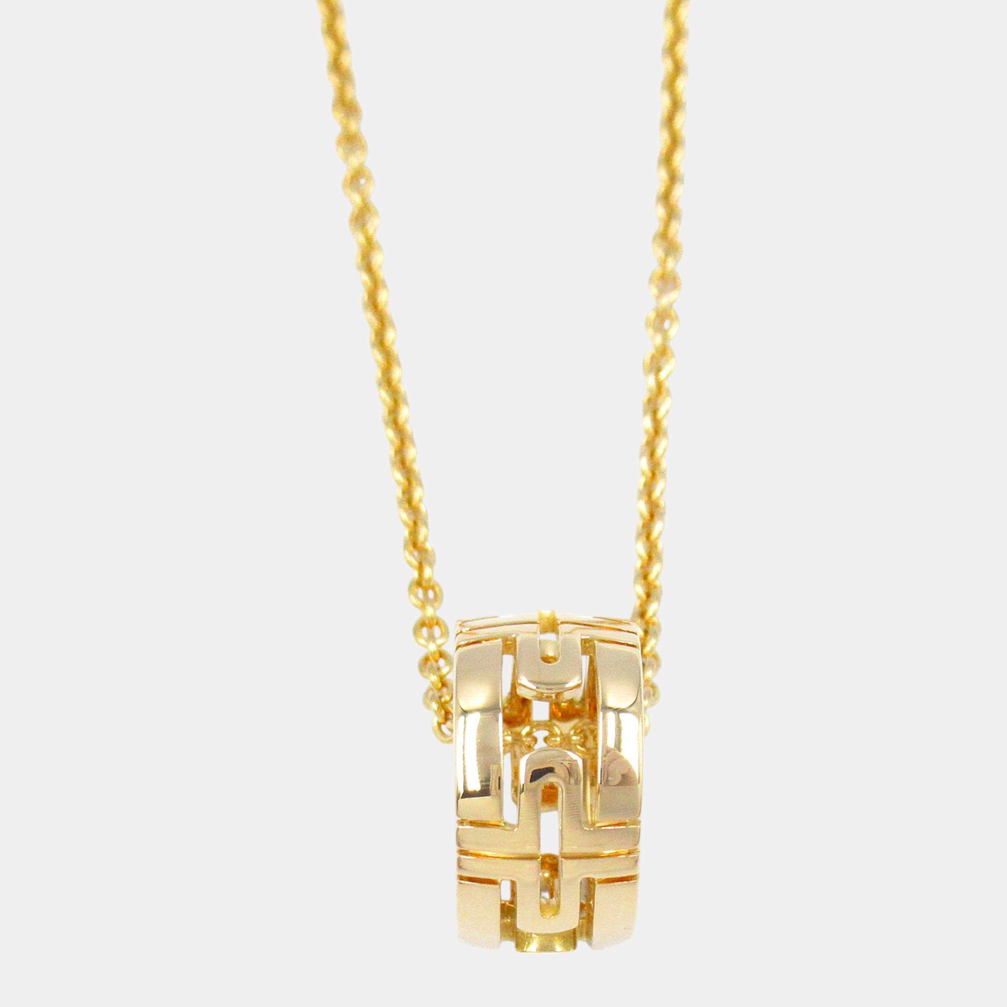 Bvlgari Parentesi Necklace 18k Yellow Gold Gold Metal