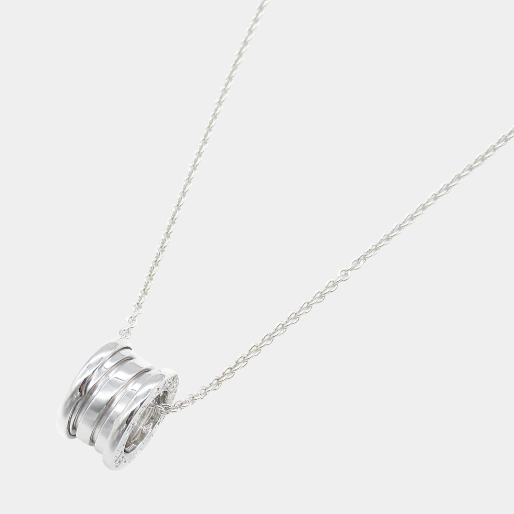 Bvlgari B-zero1 Necklace 18k White Gold White Gold Silver Metal