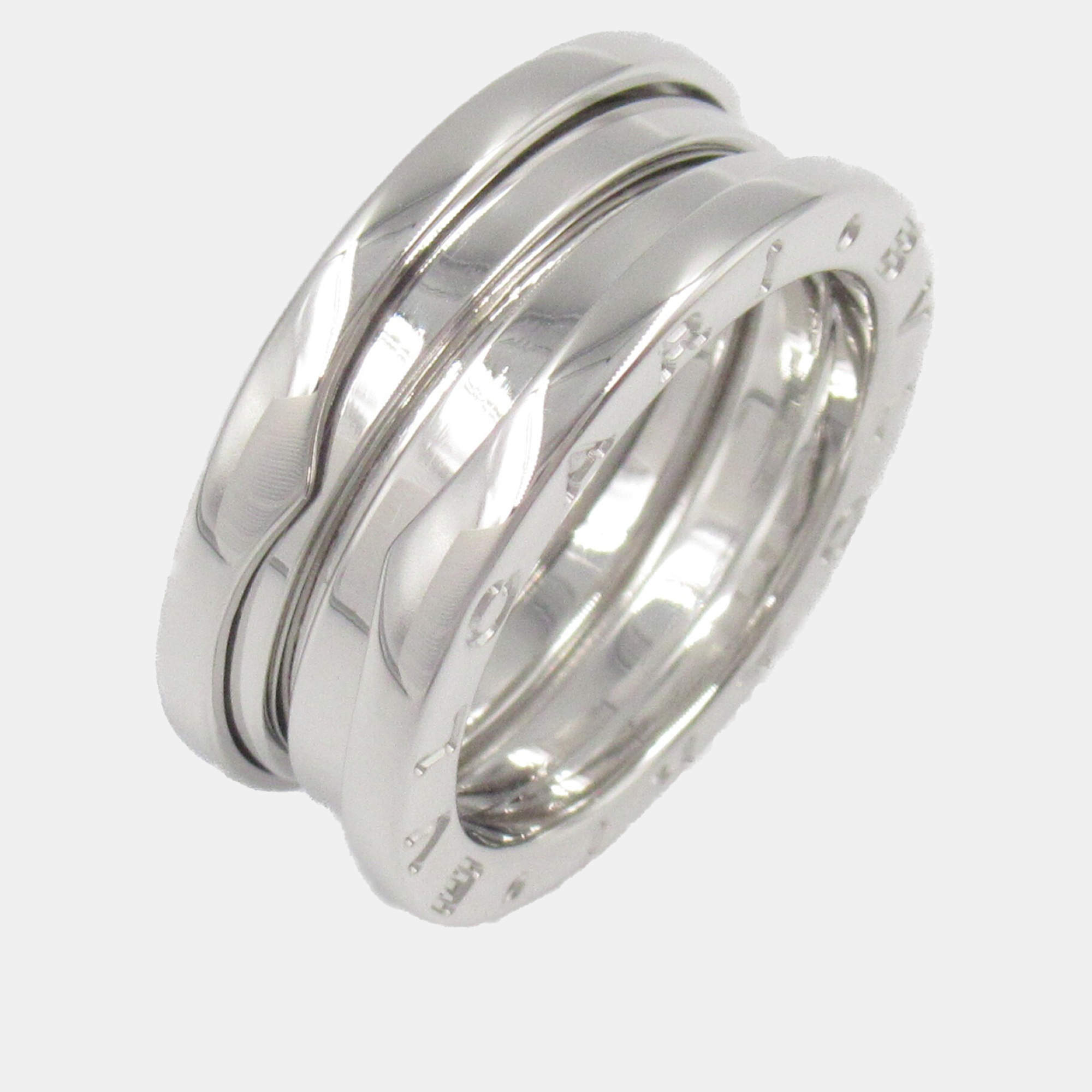 Bvlgari 18K White Gold B-Zero1 Ring EU 52