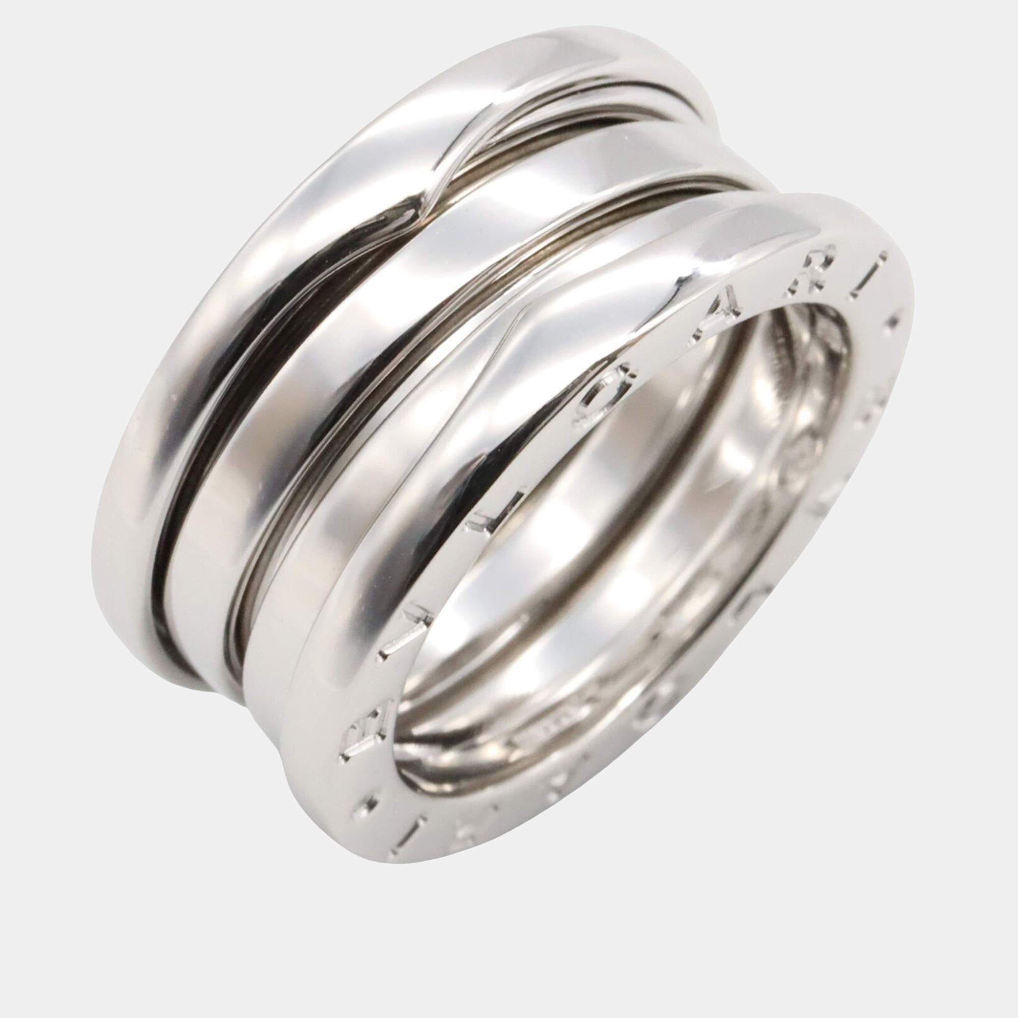 Bvlgari 18K White Gold B-Zero1 Ring EU 50