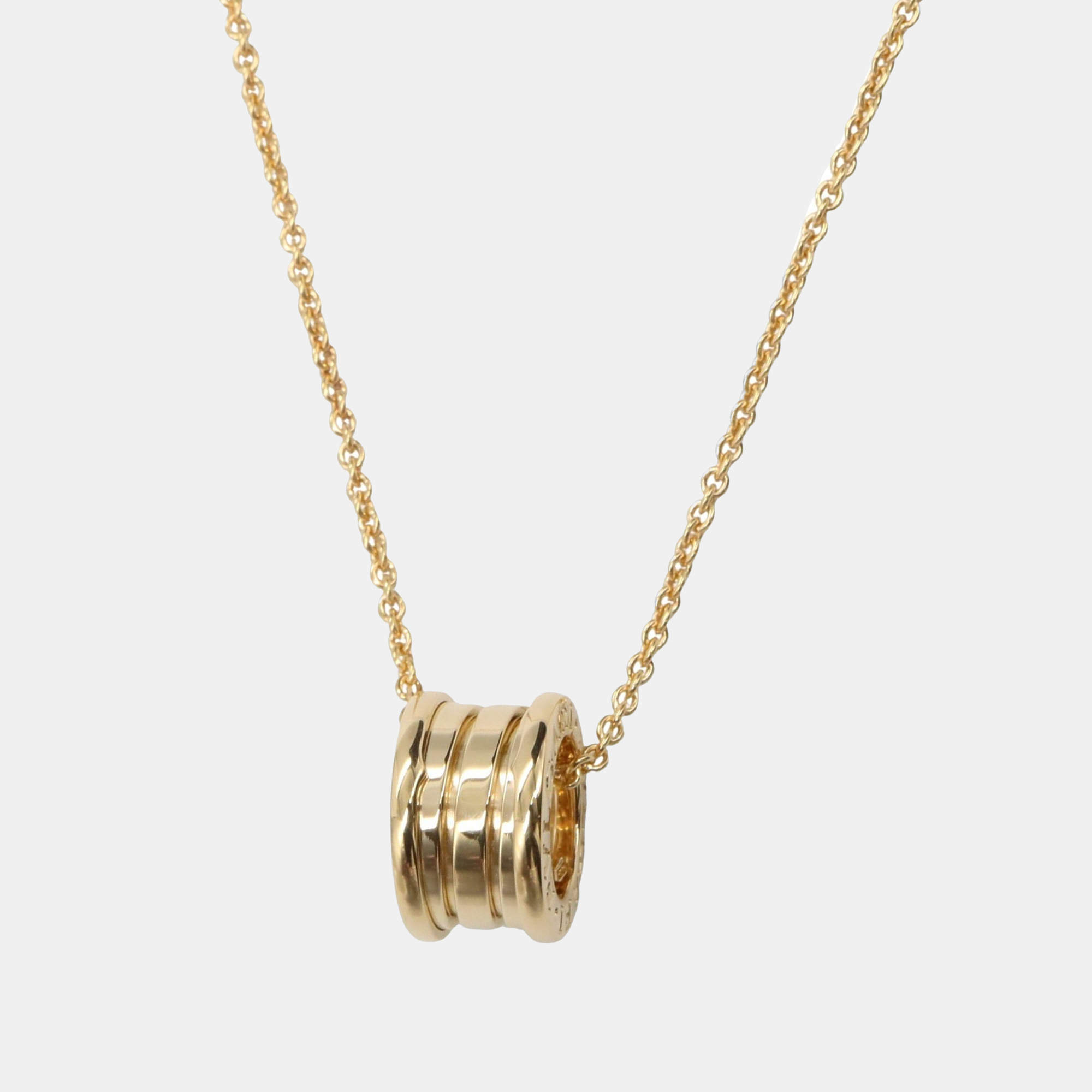 Bvlgari B.Zero1 18K Yellow Gold Pendant Necklace