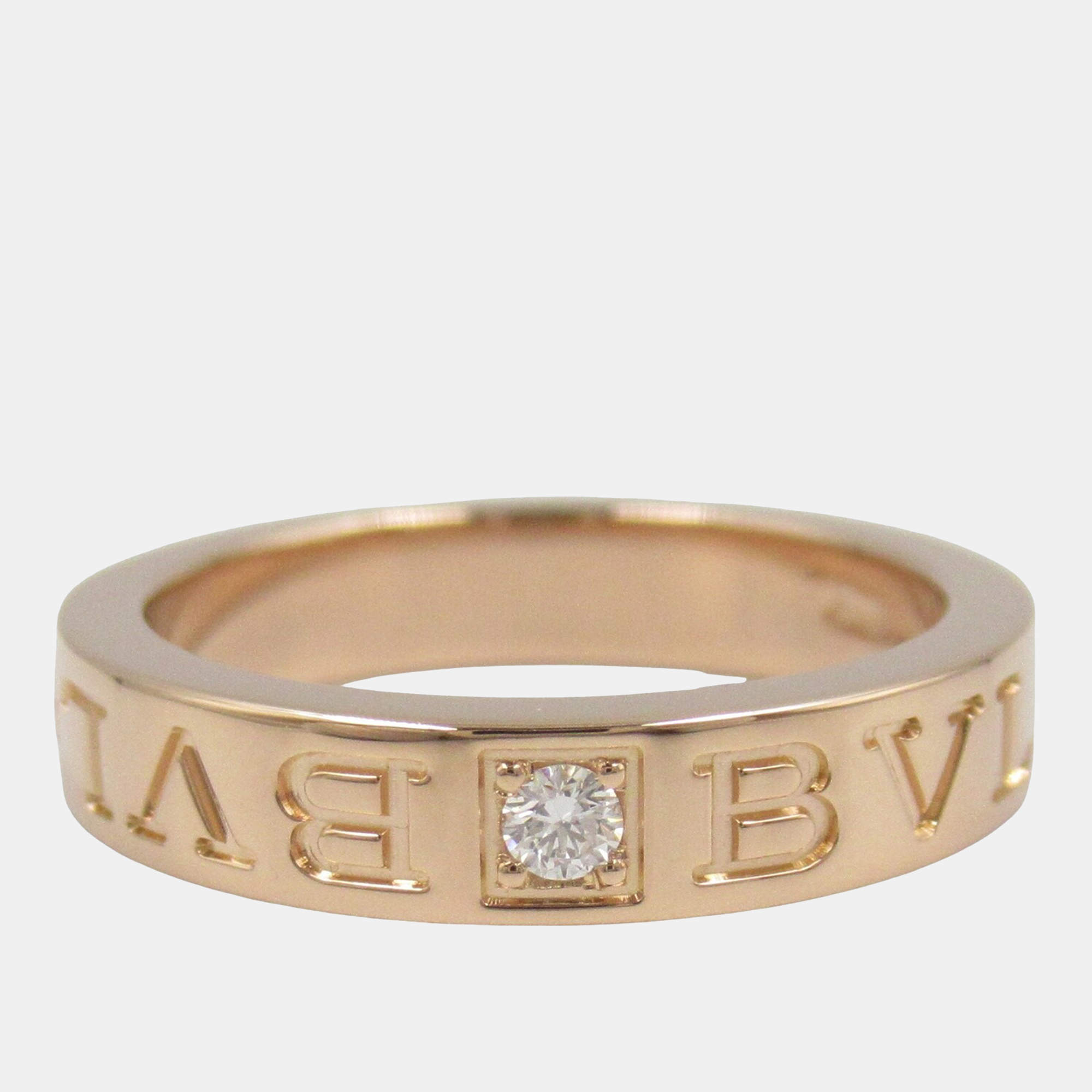 Bvlgari B-Zero1 Diamond 18K Pink Rose Gold EU 50 