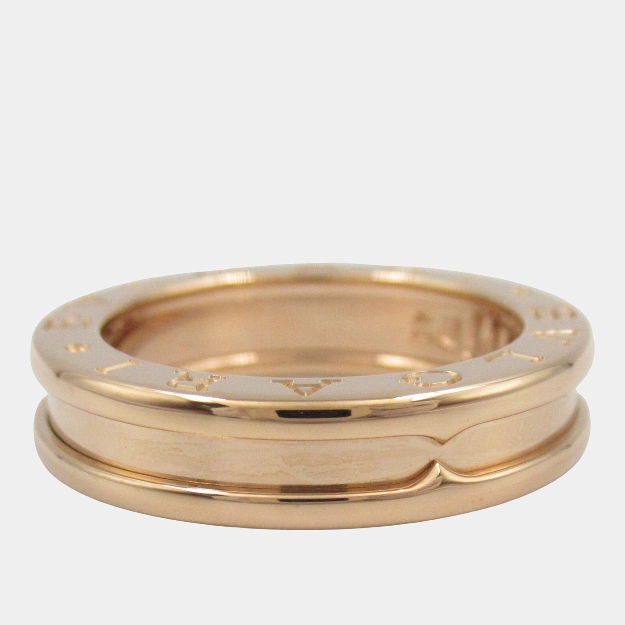 Bvlgari B.Zero1 18K Rose Gold Ring EU 67