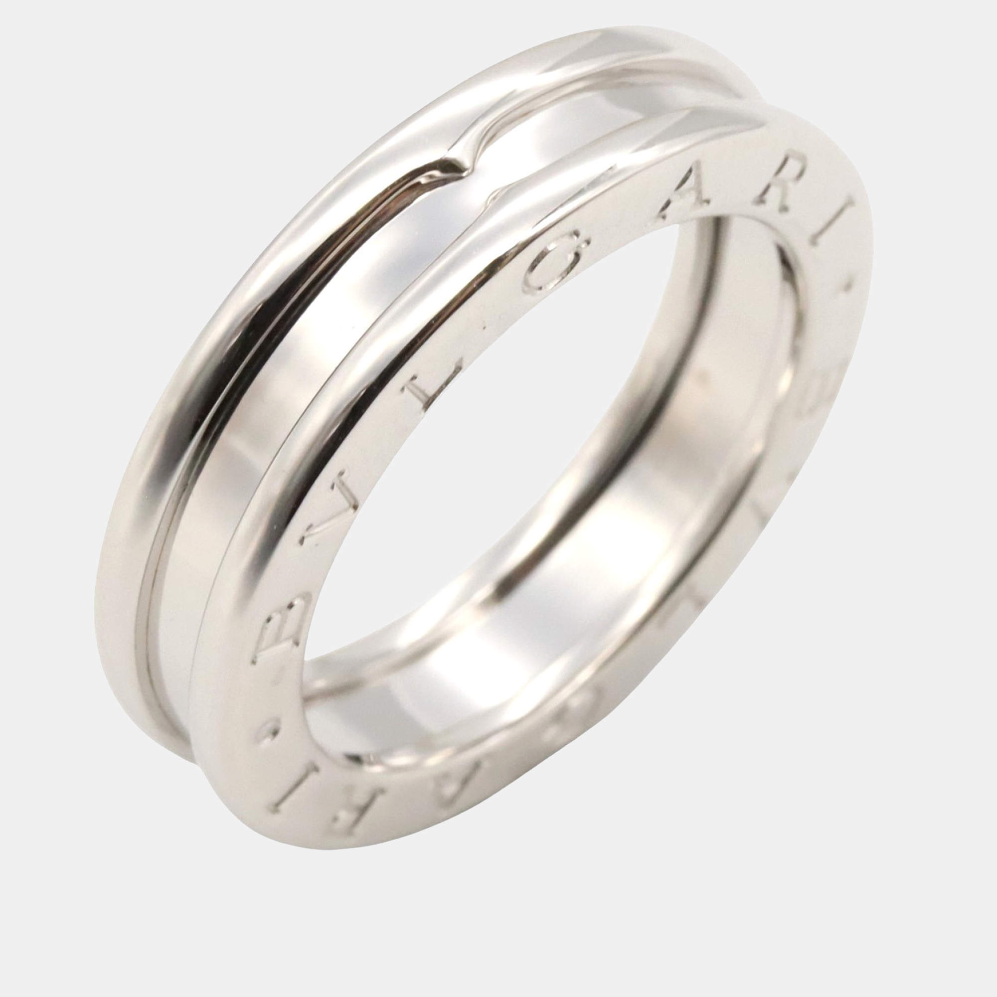 مملوكة مسبقًا Bvlgari B.Zero1 18K White Gold Ring EU 51