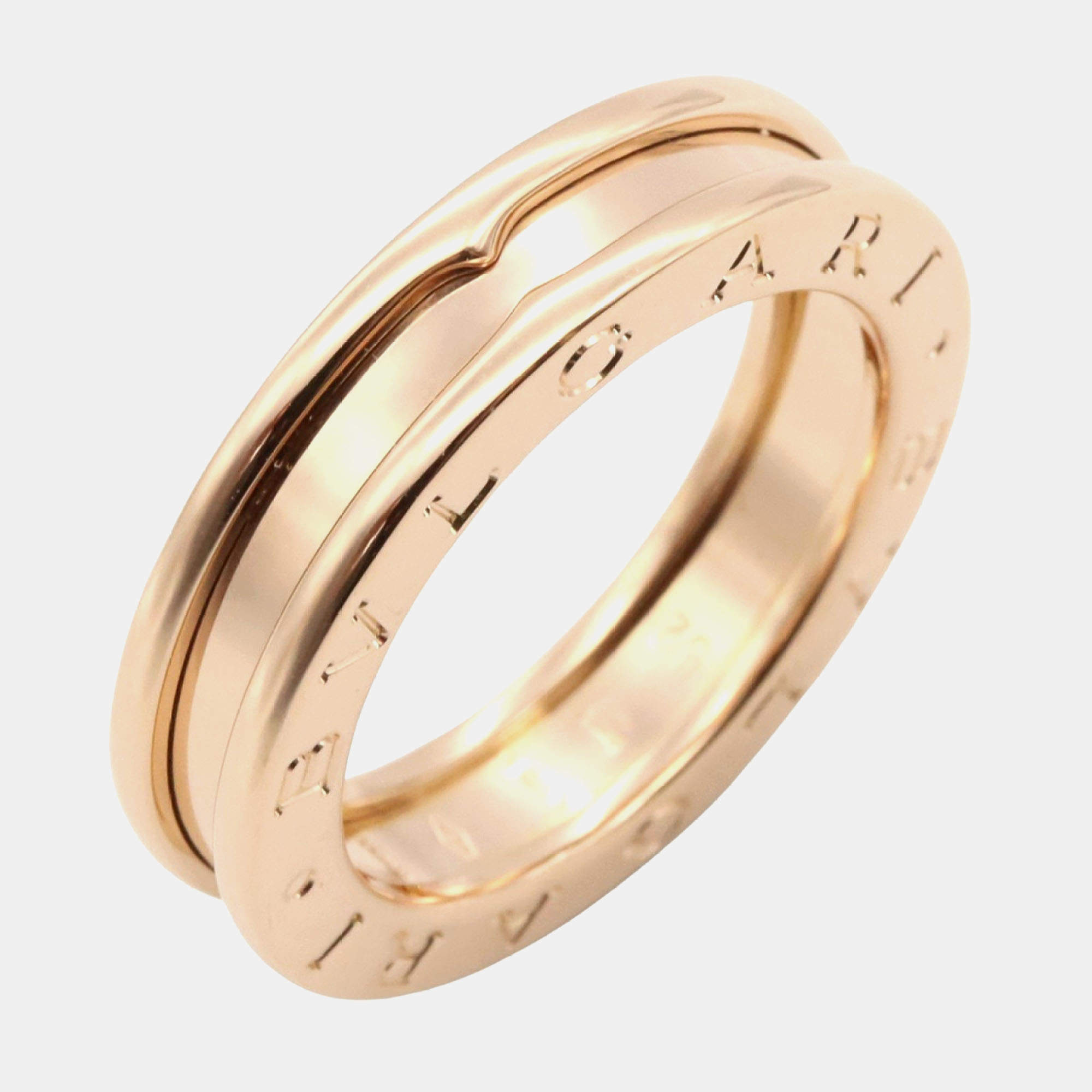 مملوكة مسبقًا Bvlgari B.Zero1 1-Band 18K Rose Gold Ring EU 52