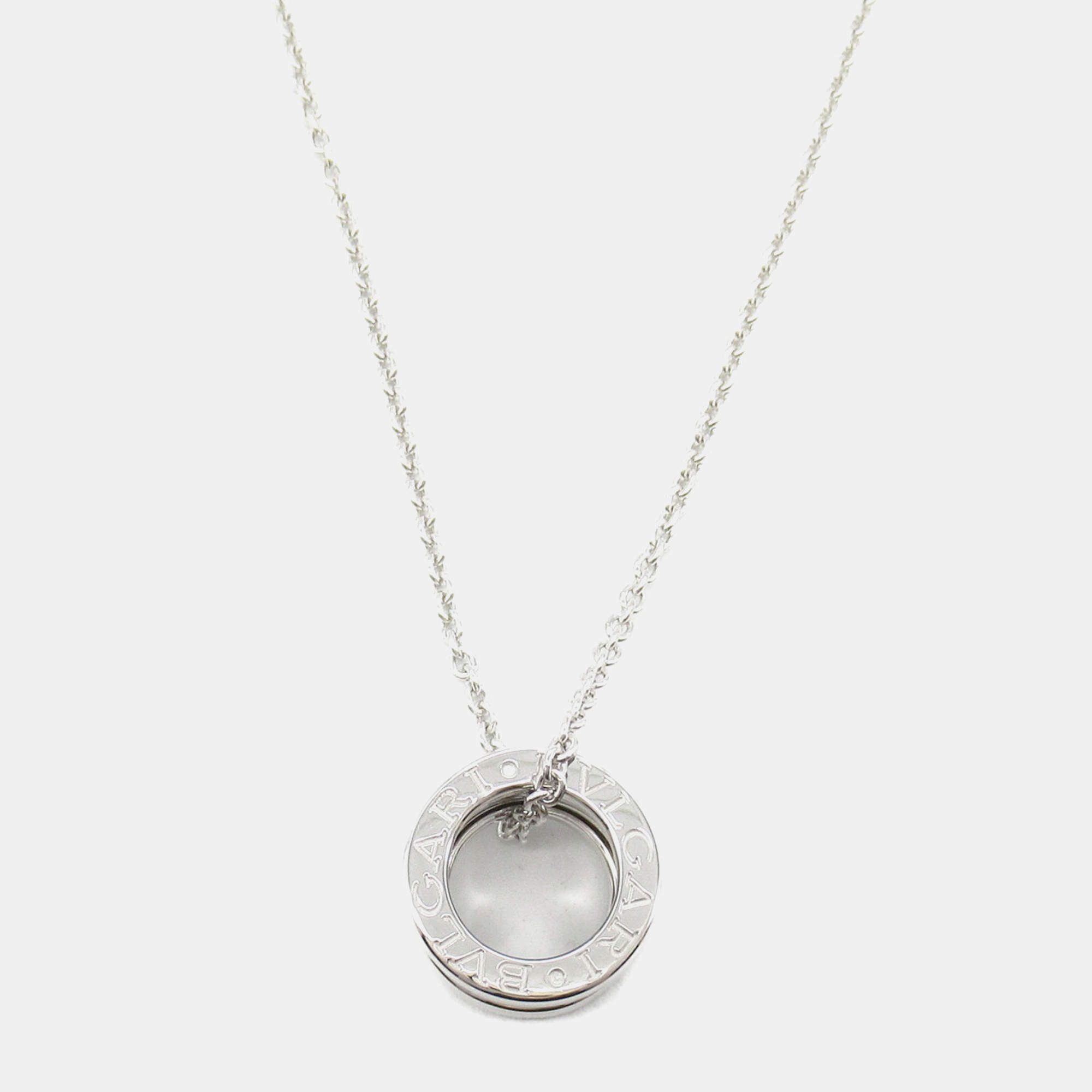 Pre Owned Bvlgari B.Zero118K White Gold Necklace