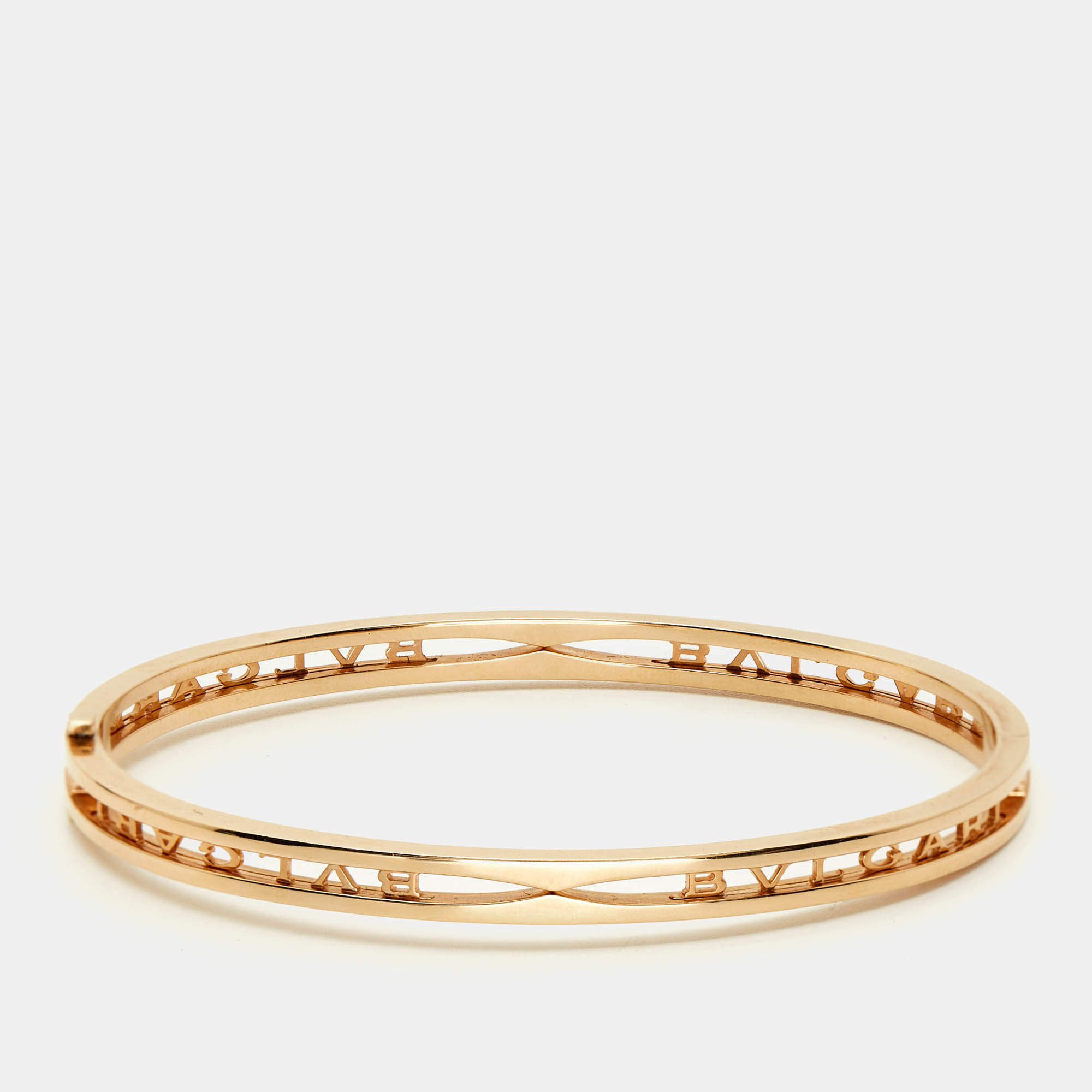 مملوكة مسبقًا Bvlgari B.Zero1 18k Rose Gold Bracelet ML