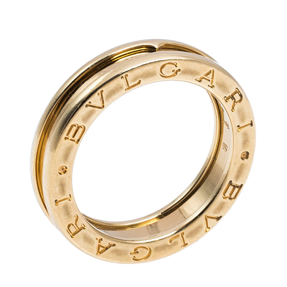 Bvlgari B.zero1 One-Band 18K Yellow Gold Ring 56 Bvlgari | The Luxury ...