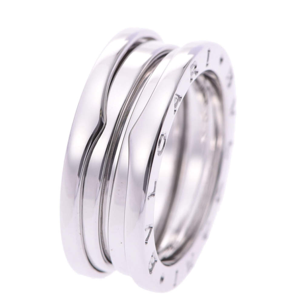 Bvlgari B.Zero1 1-Band 18K White Gold Ring Size EU 53