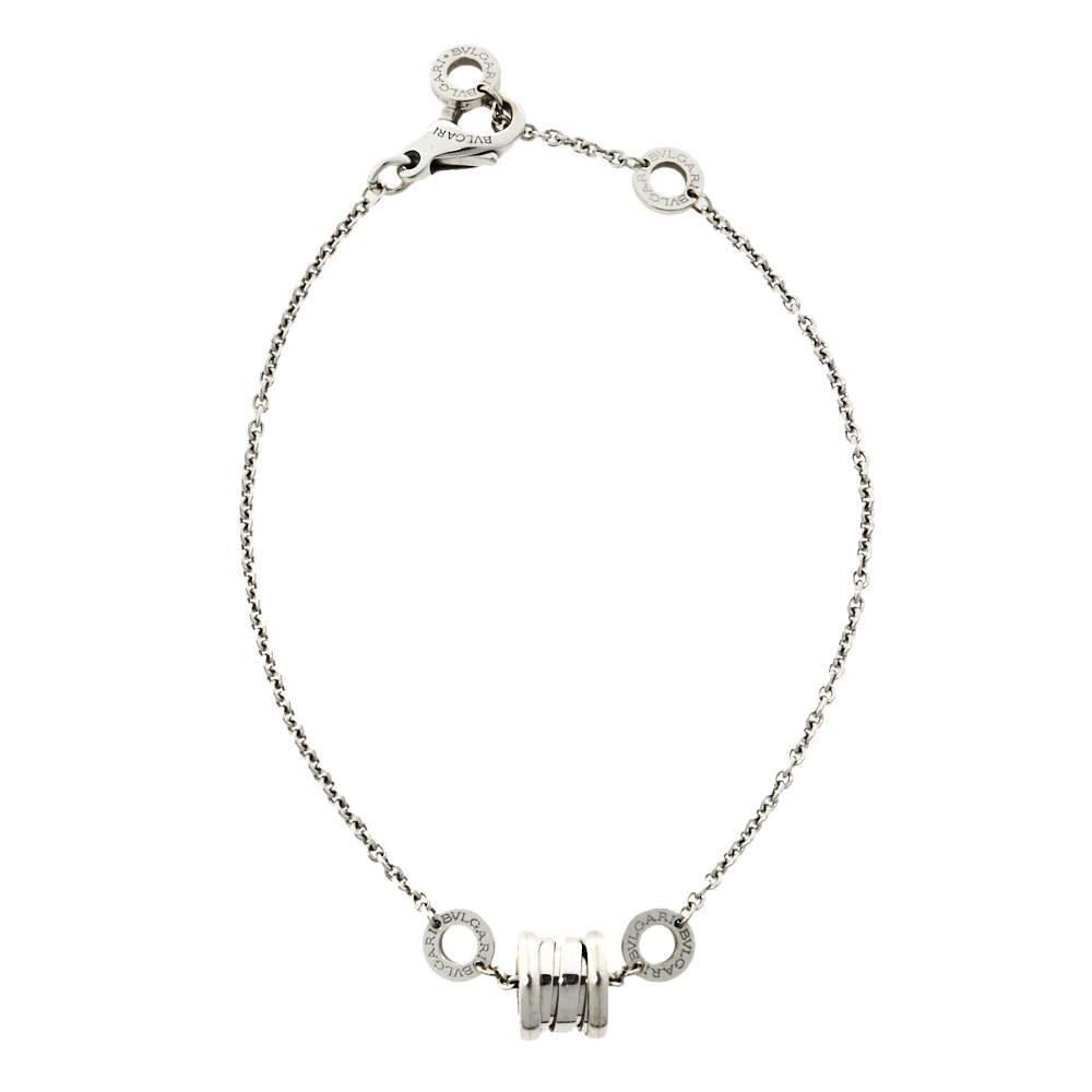 Pre Owned Bvlgari B.Zero1 18K White Gold Bracelet