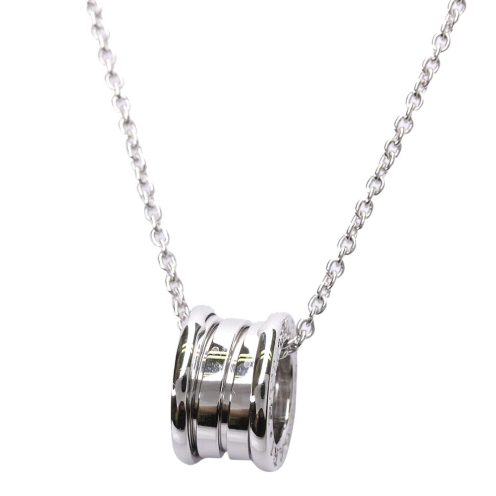 Pre Owned Bvlgari B.Zero1 18K White Gold Necklace