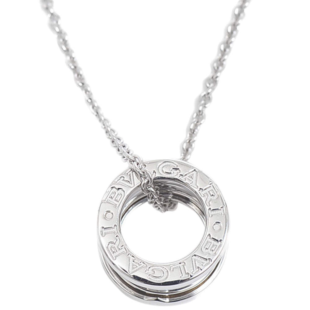 Pre Owned Bvlgari B.Zero1 18K White Gold Necklace