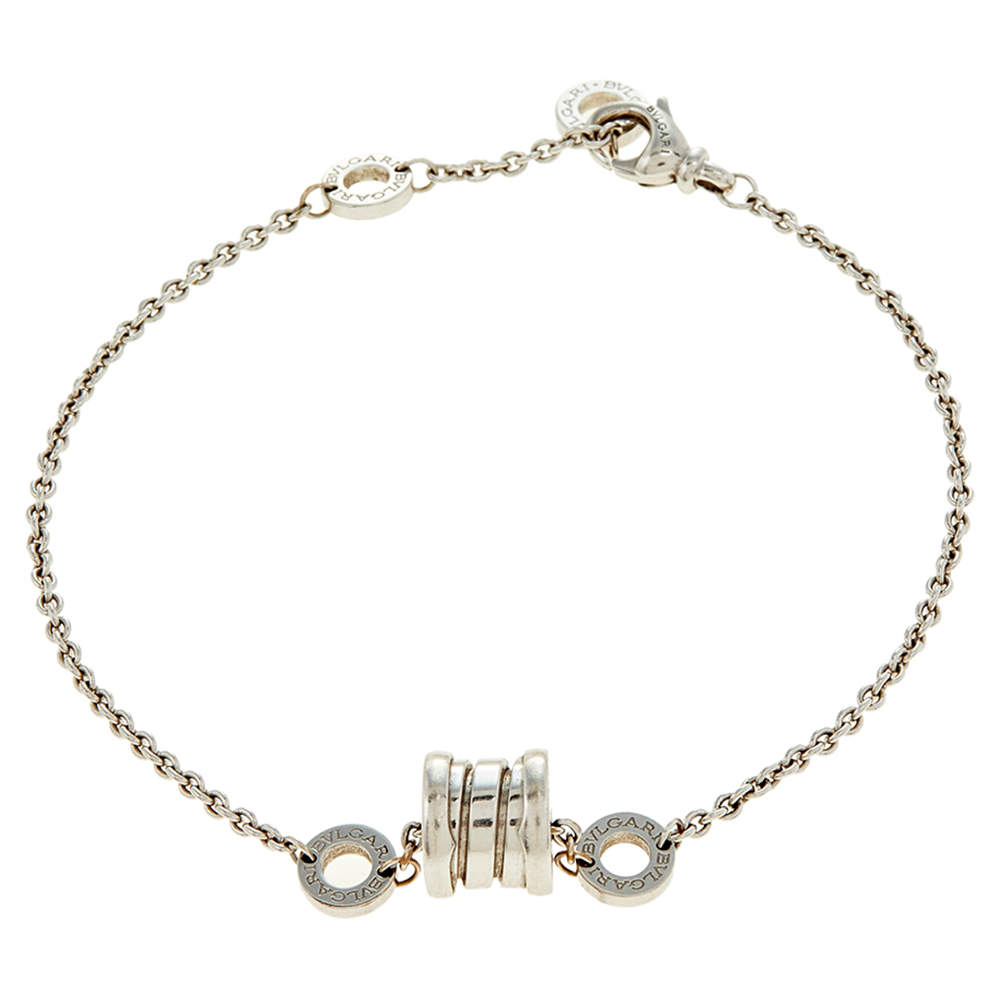 Pre Owned  Bvlgari B.Zero1 18K White Gold Charm Bracelet