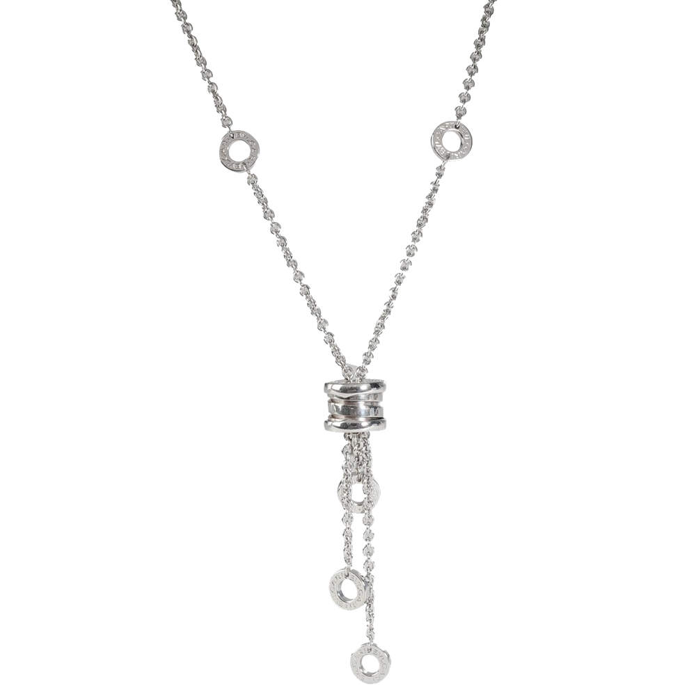 Pre Owned Bvlgari B.Zero1 18K White Gold Necklace