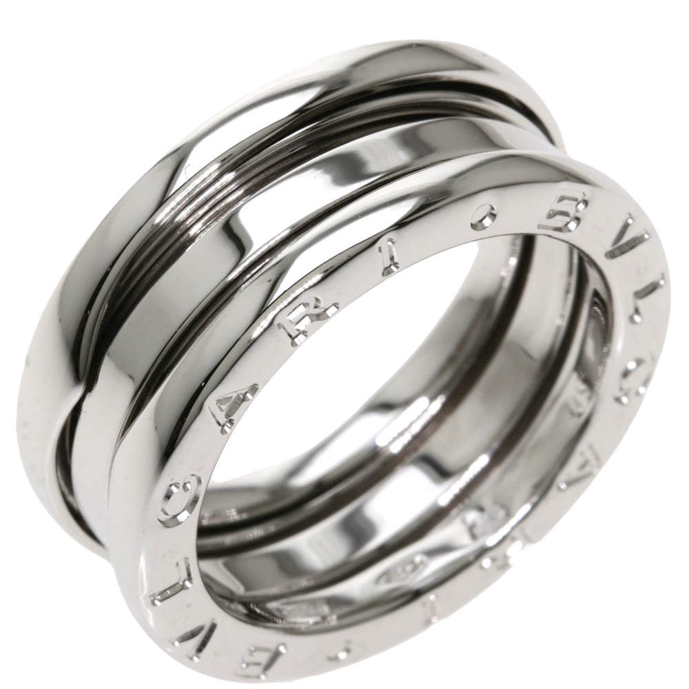 Pre Owned Bvlgari B-zero1 18K White Gold Ring EU 50.5