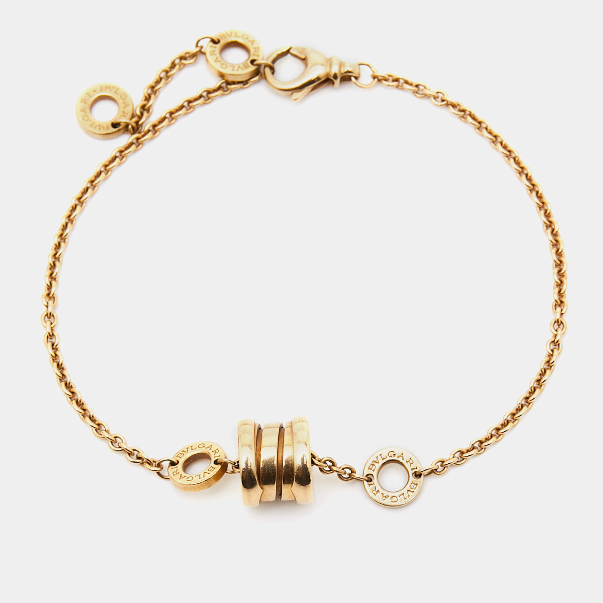Pre Owned Bvlgari B.Zero1 18k  Yellow Gold Bracelet