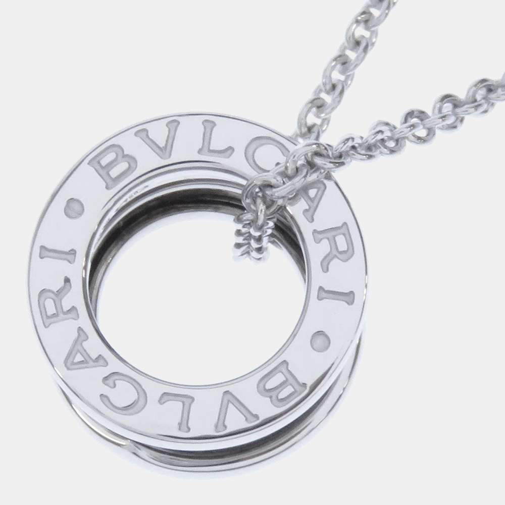 Pre Owned Bvlgari B.Zero1 18K White Gold Necklace