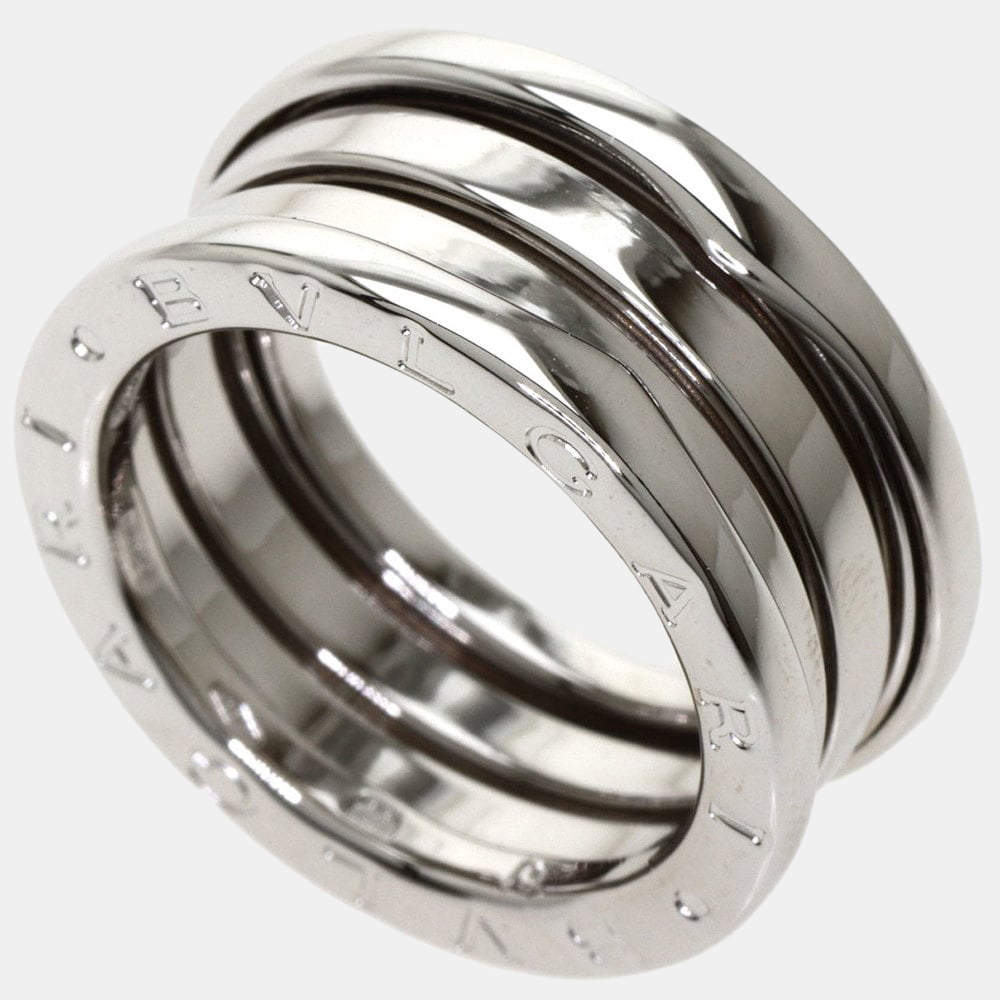 Bvlgari B.Zero1 18K White Gold Ring EU 51