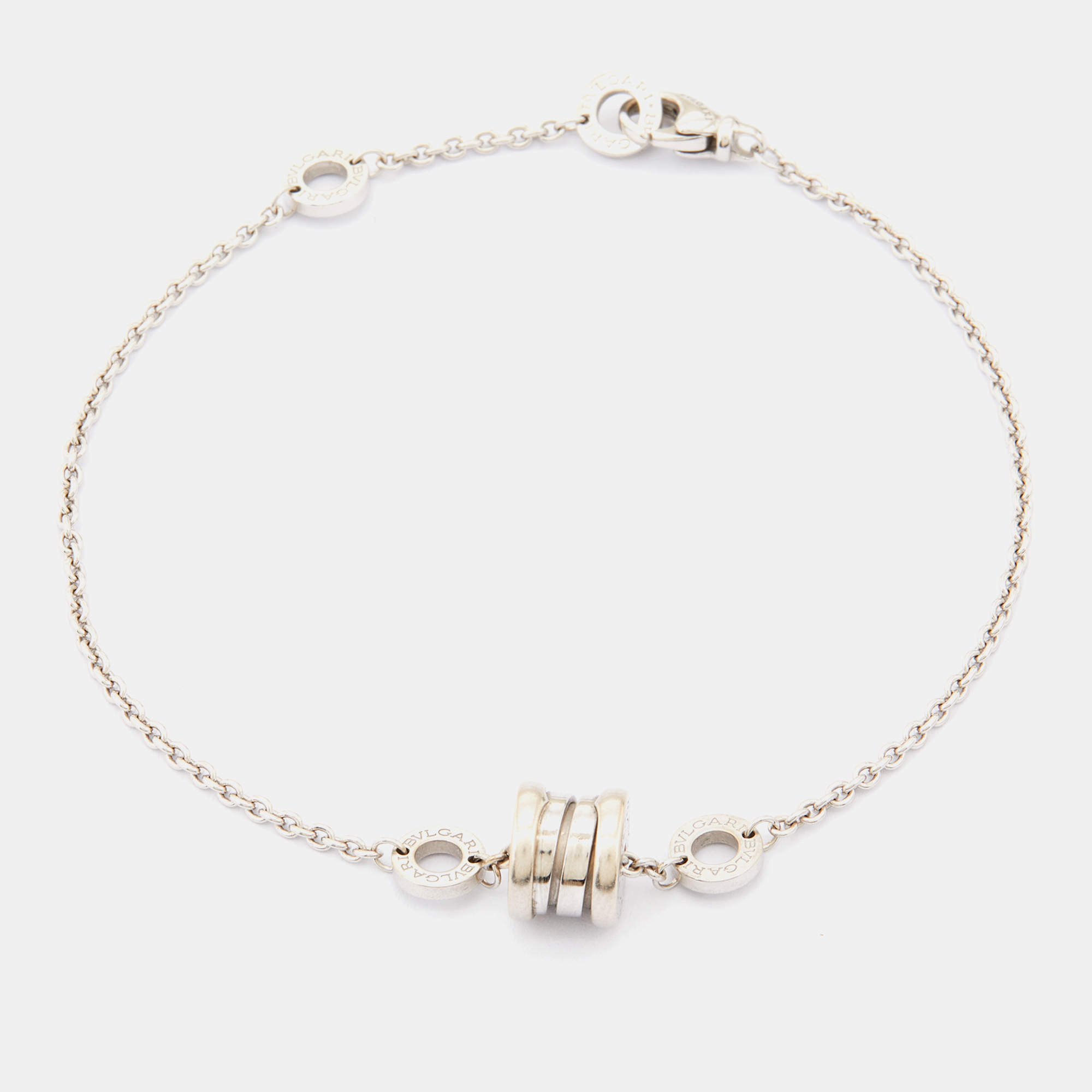 Pre Owned Bvlgari B.Zero1 18k White  Bracelet