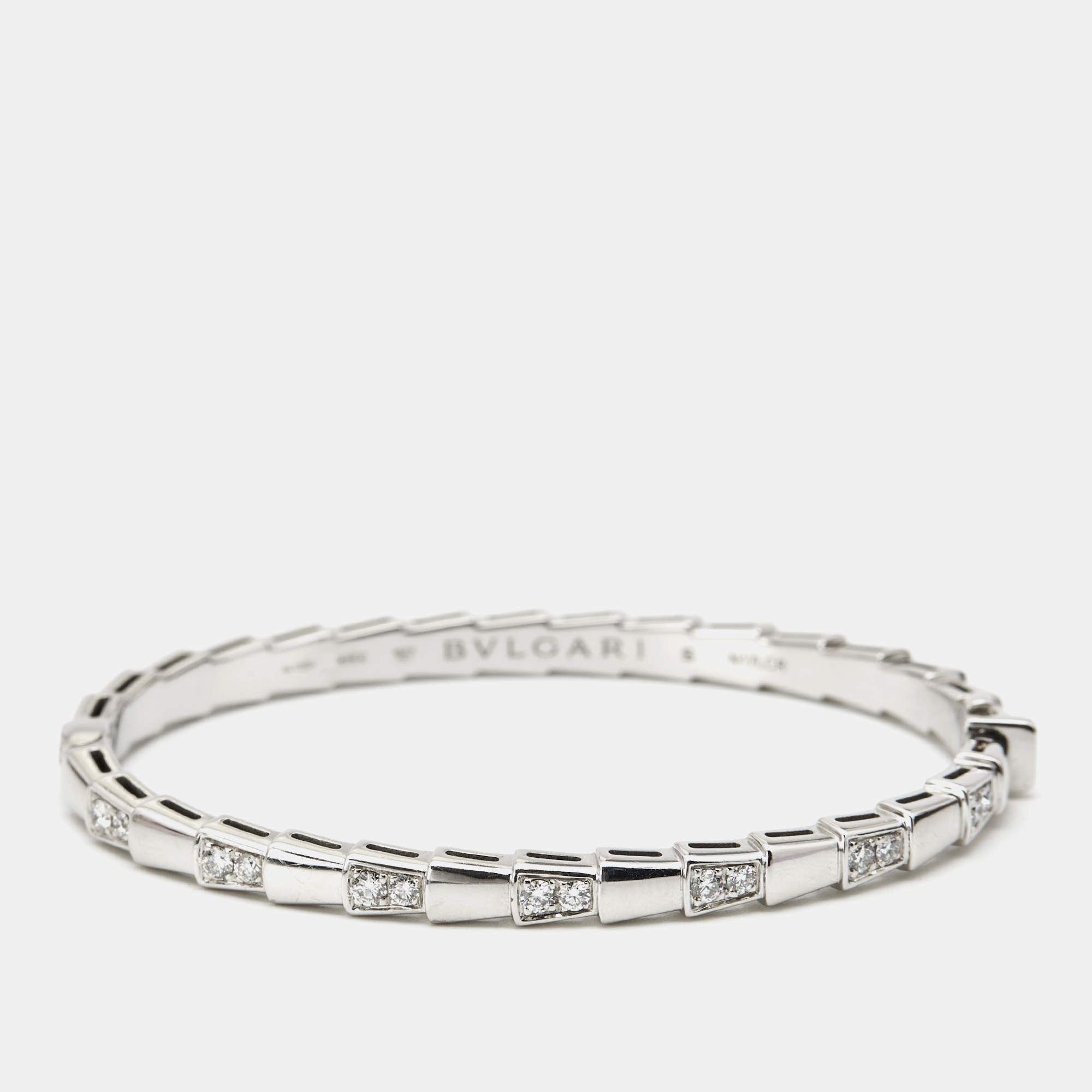 Bvlgari serpenti bracelet white gold hot sale