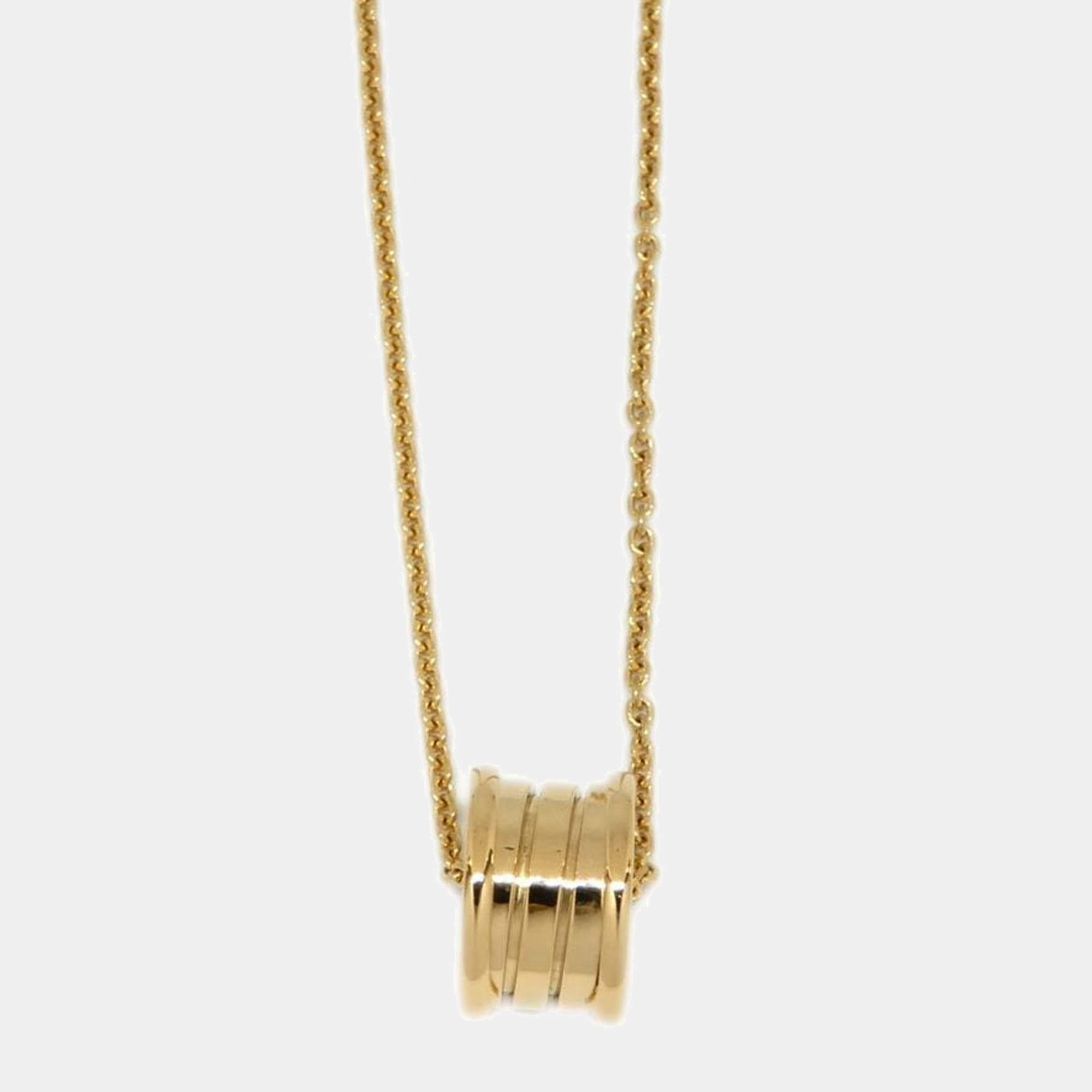 Pre Owned Bvlgari B.Zero1 18K Yellow Gold Necklace