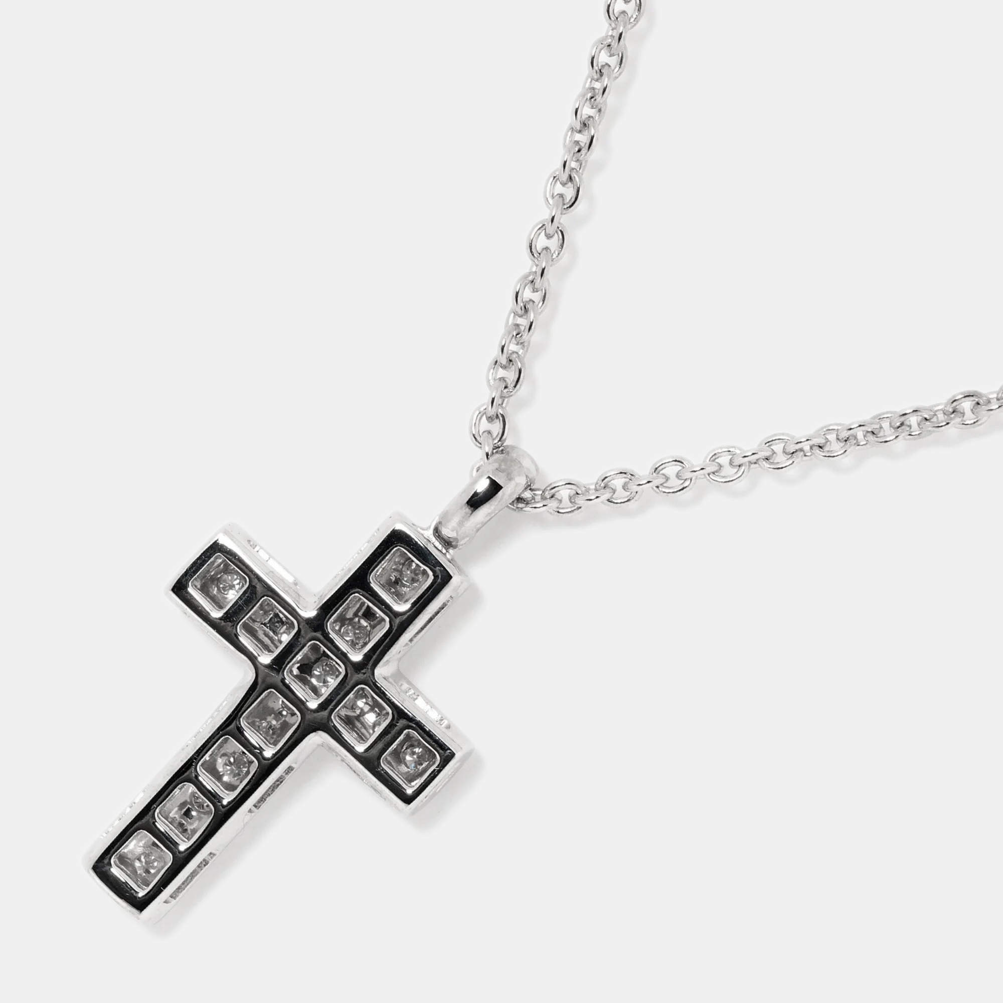 Bvlgari discount cross necklace