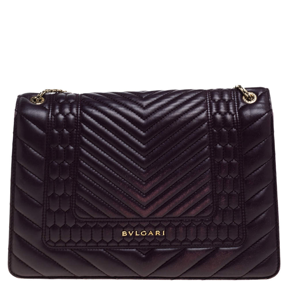 bvlgari purple bag