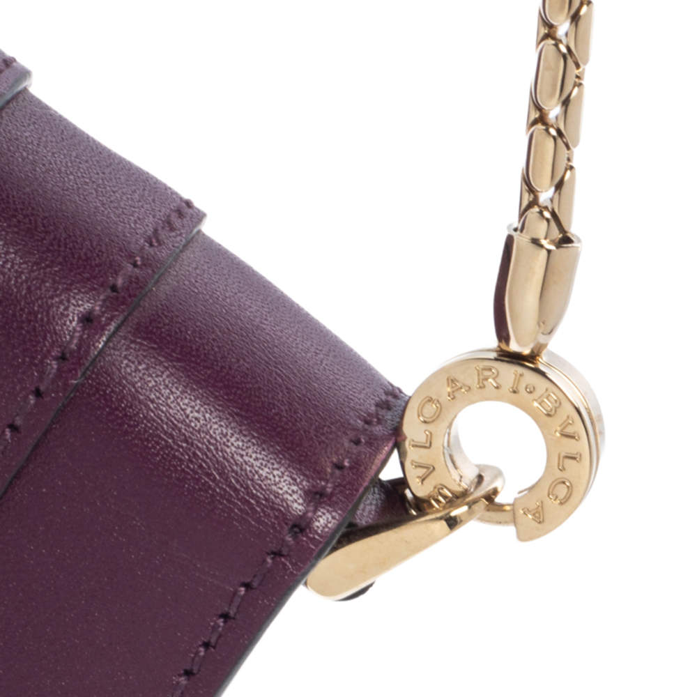 Bvlgari Purple Leather Serpenti Forever Chain Pochette Bvlgari | The Luxury  Closet