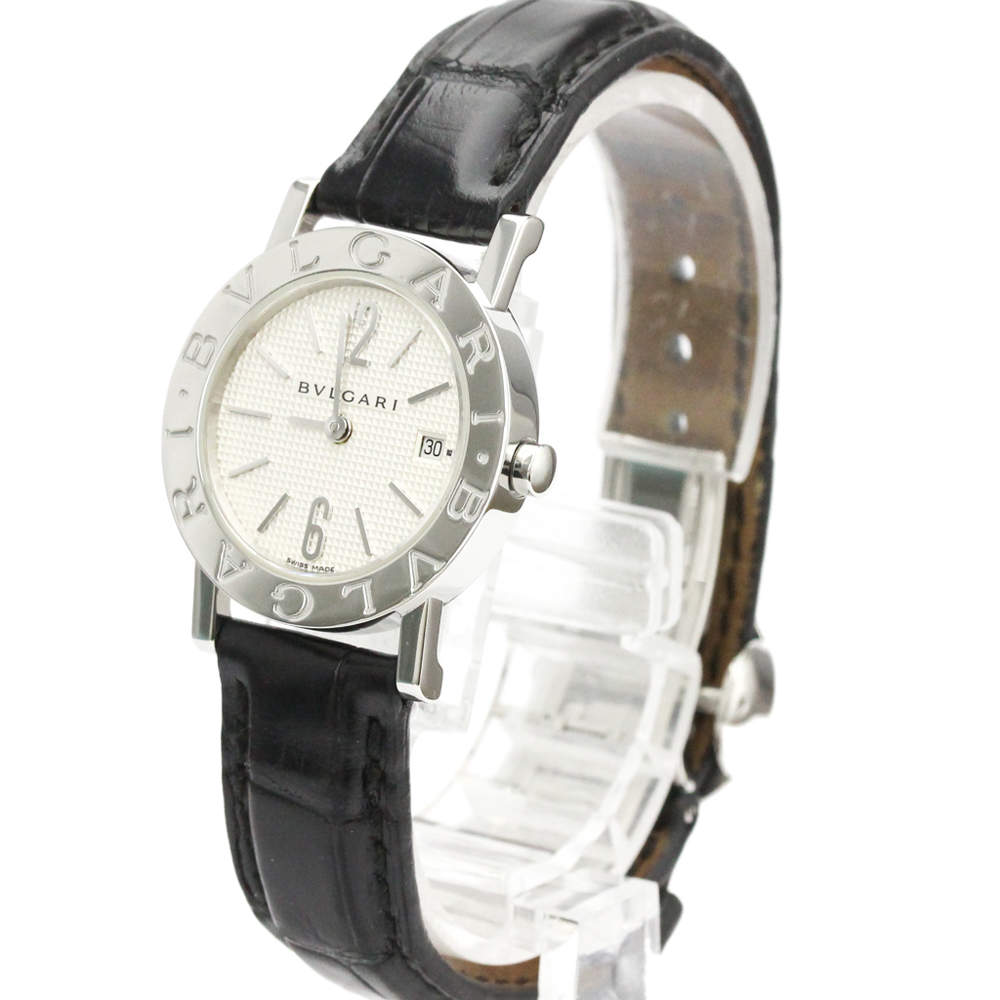 Bvlgari Silver Stainless Steel Bvlgari BB26SL Quartz Women's Wristwatch 26 MM