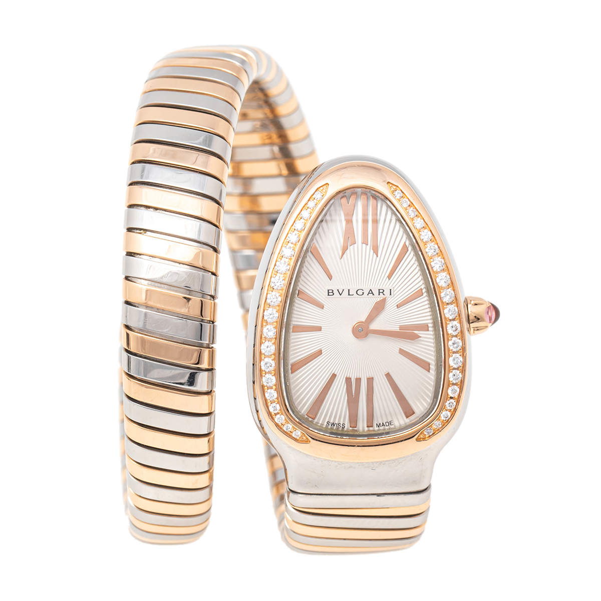 Serpenti Tubogas Yellow gold, Steel Watch 102237