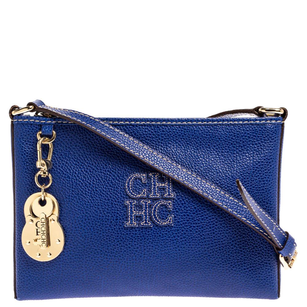 Carolina Herrera Blue Leather Crossbody Bag Carolina Herrera | The ...