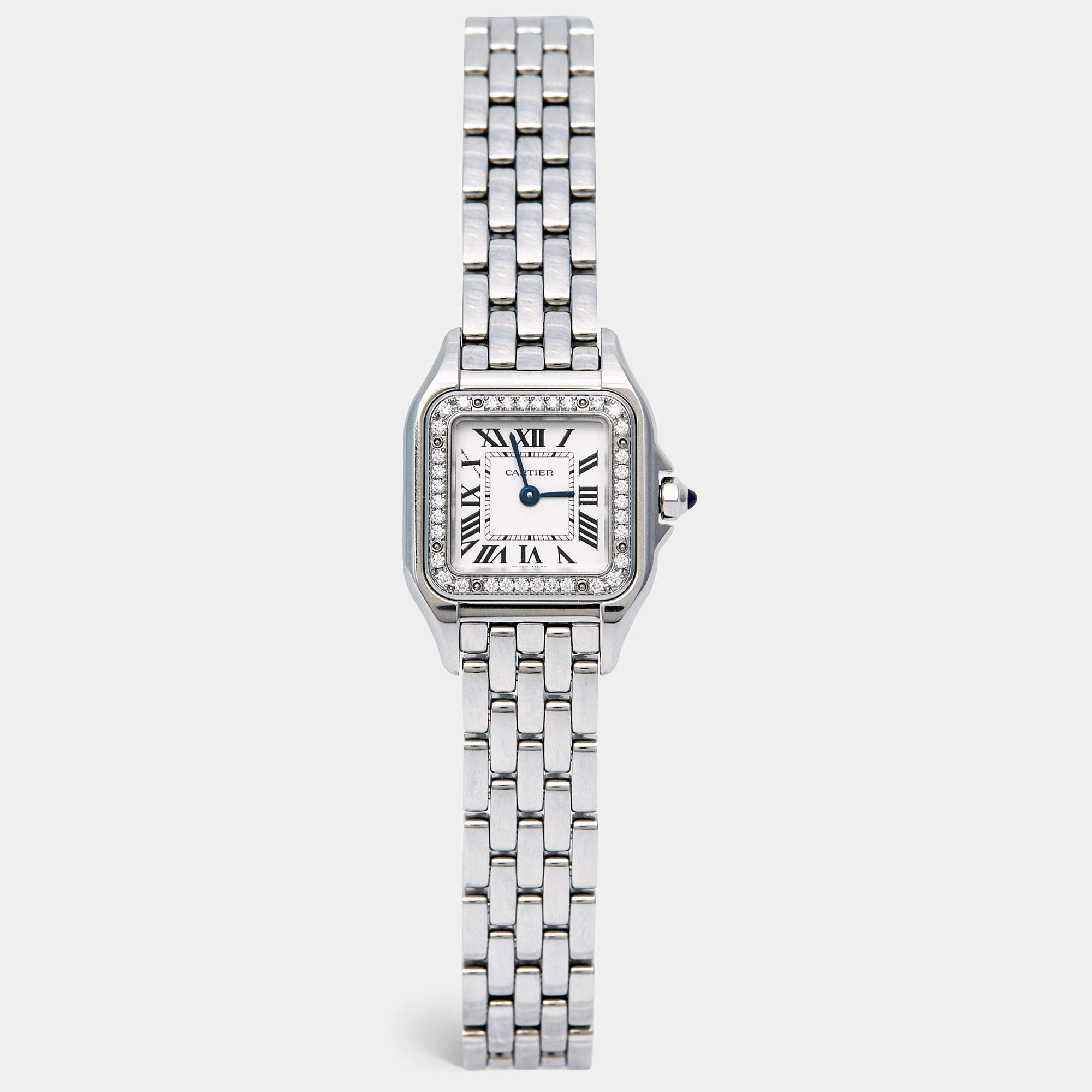 Cartier Panthère de Cartier Stainless Steel Quartz Small Model W4PN0007 22 MM X 30 MM Watch 