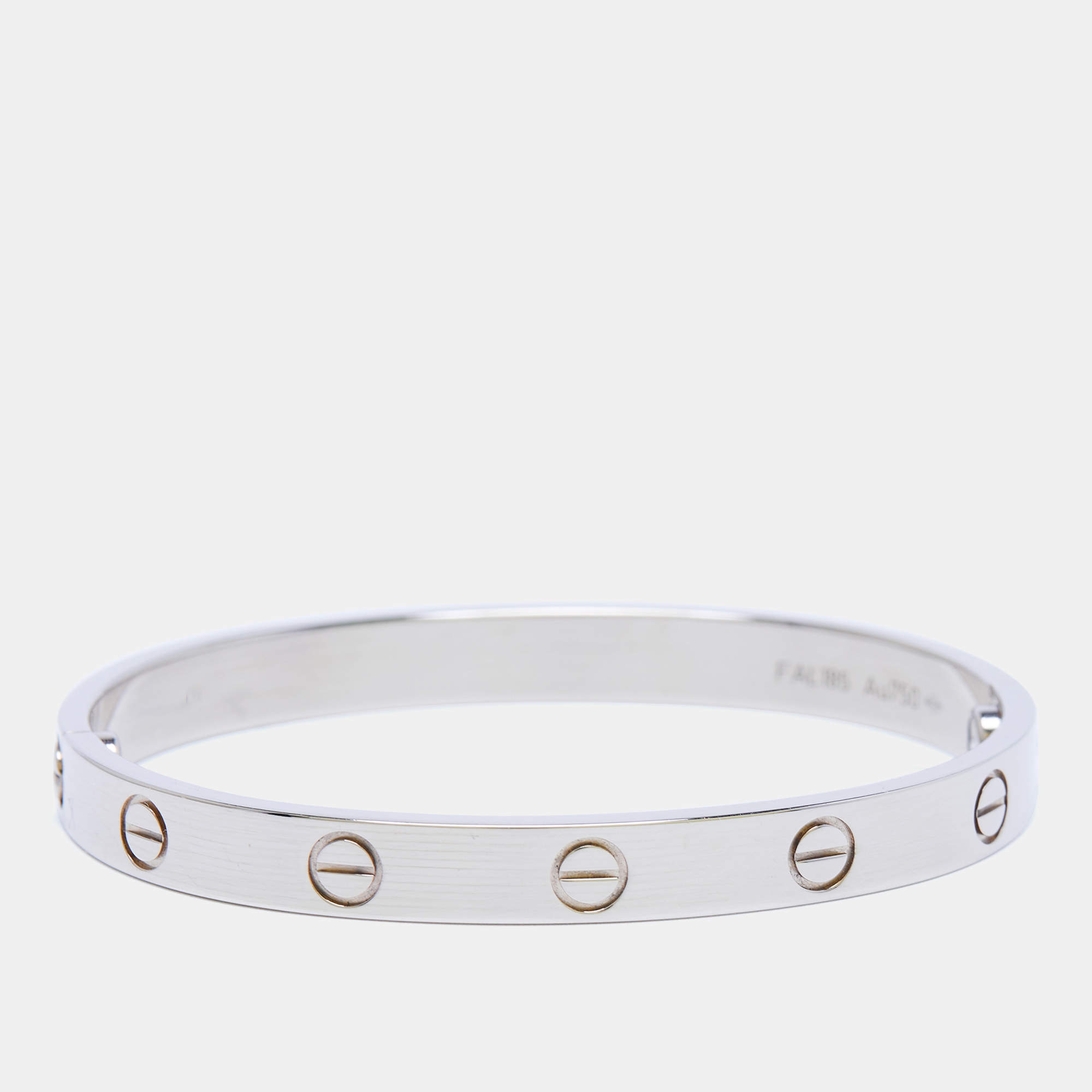 Cartier Love 18k White Gold Bracelet 16