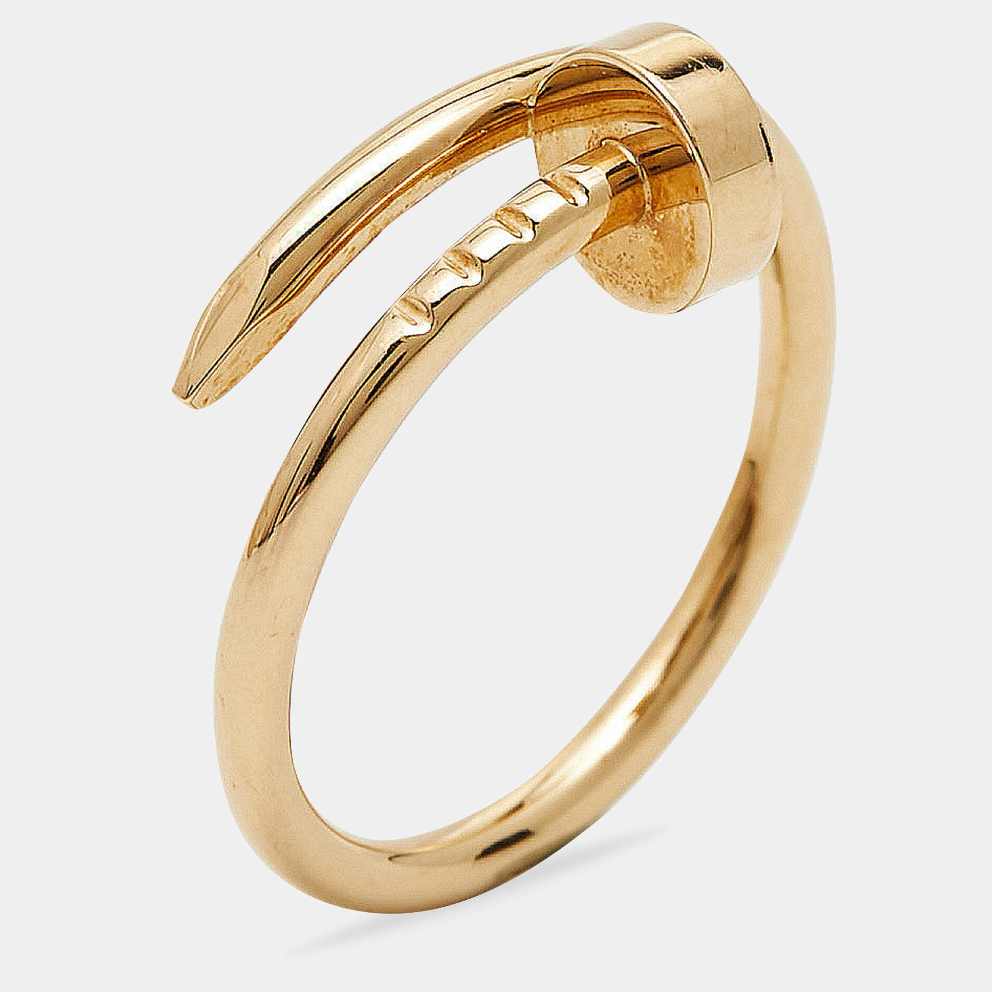 Cartier Juste Un Clou 18k Yellow Gold Small Model Ring Size 49