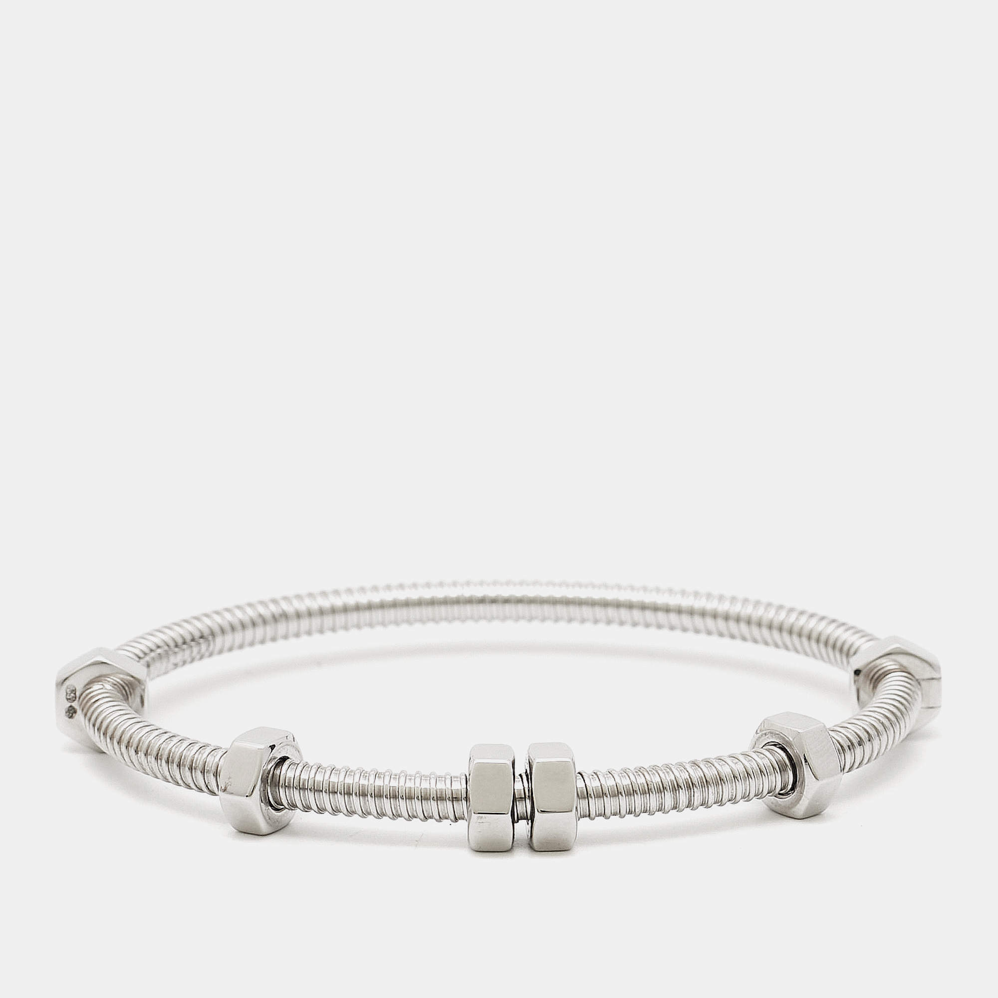 Cartier Ecrou De Cartier 18k White Gold Bracelet 15