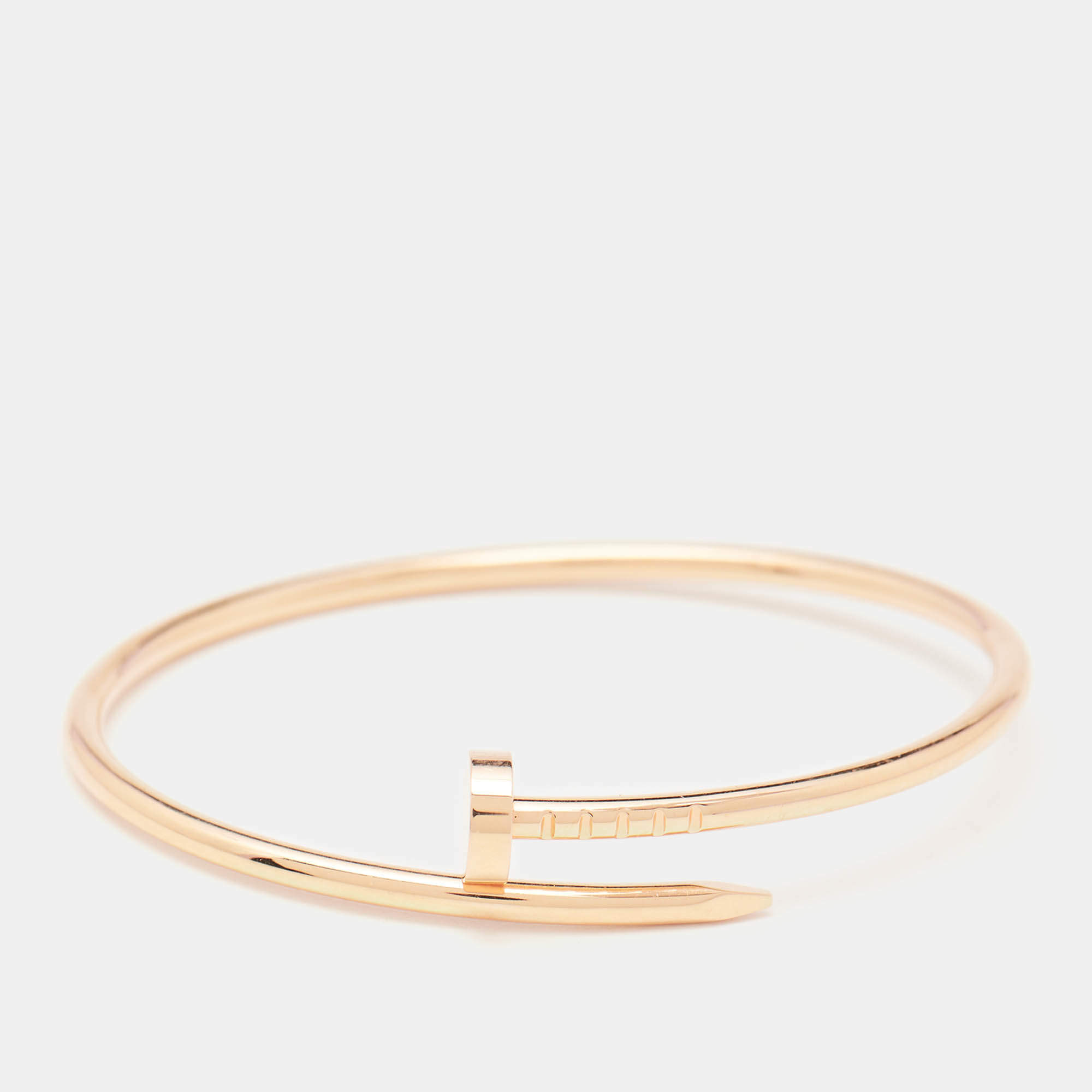 Cartier Juste Un Clou 18k Rose Gold Small Model Bracelet 15