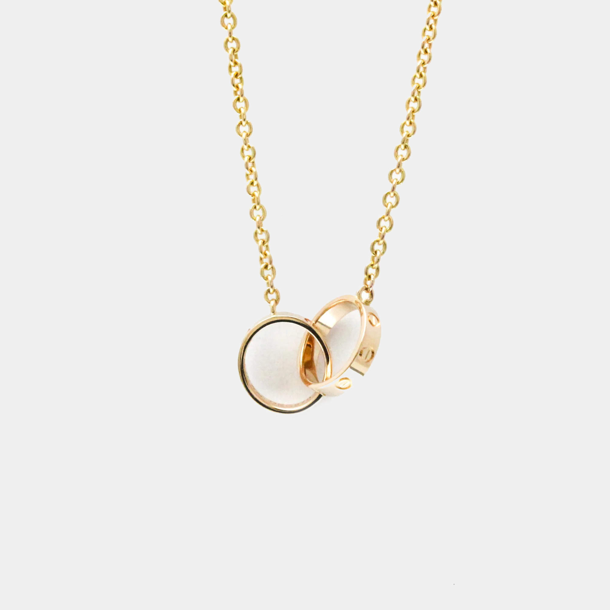 Pre Owned Cartier 18K Rose Gold Love Pendant Necklace