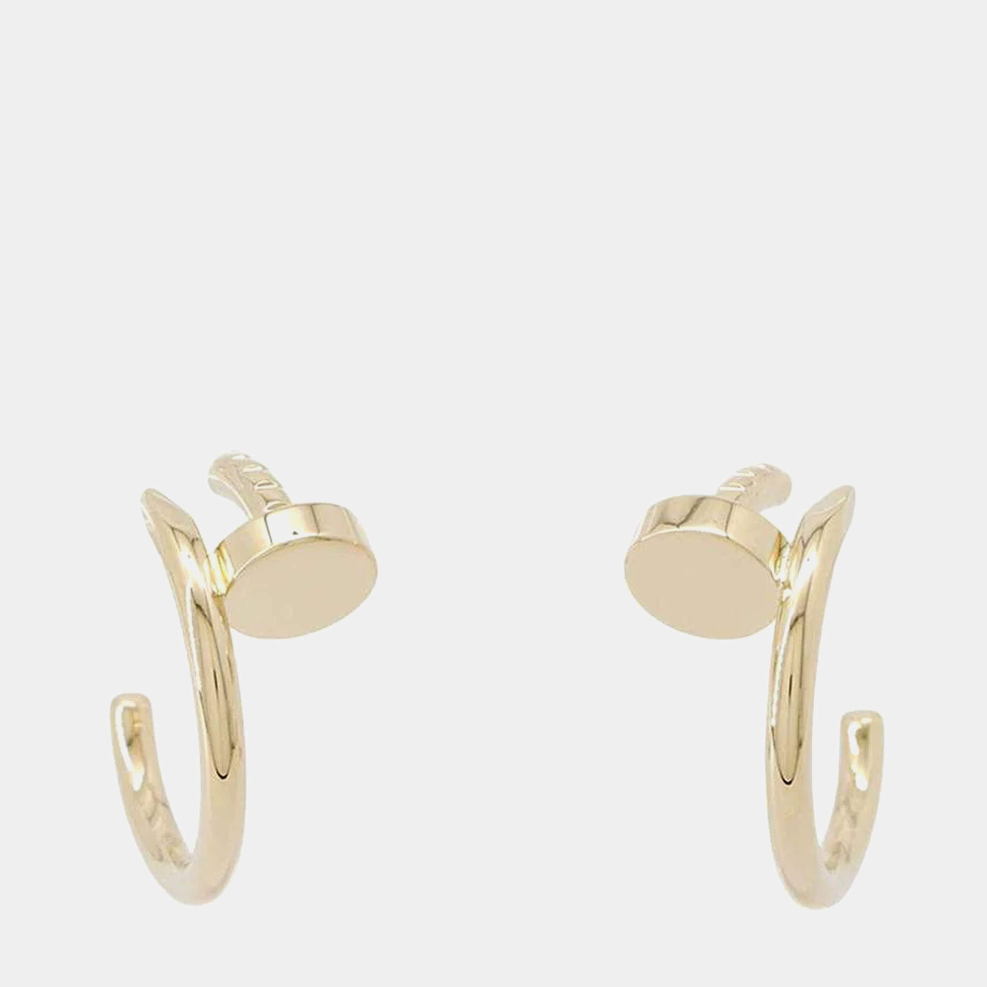 Cartier 18K Yellow Gold Juste un Clou Earrings