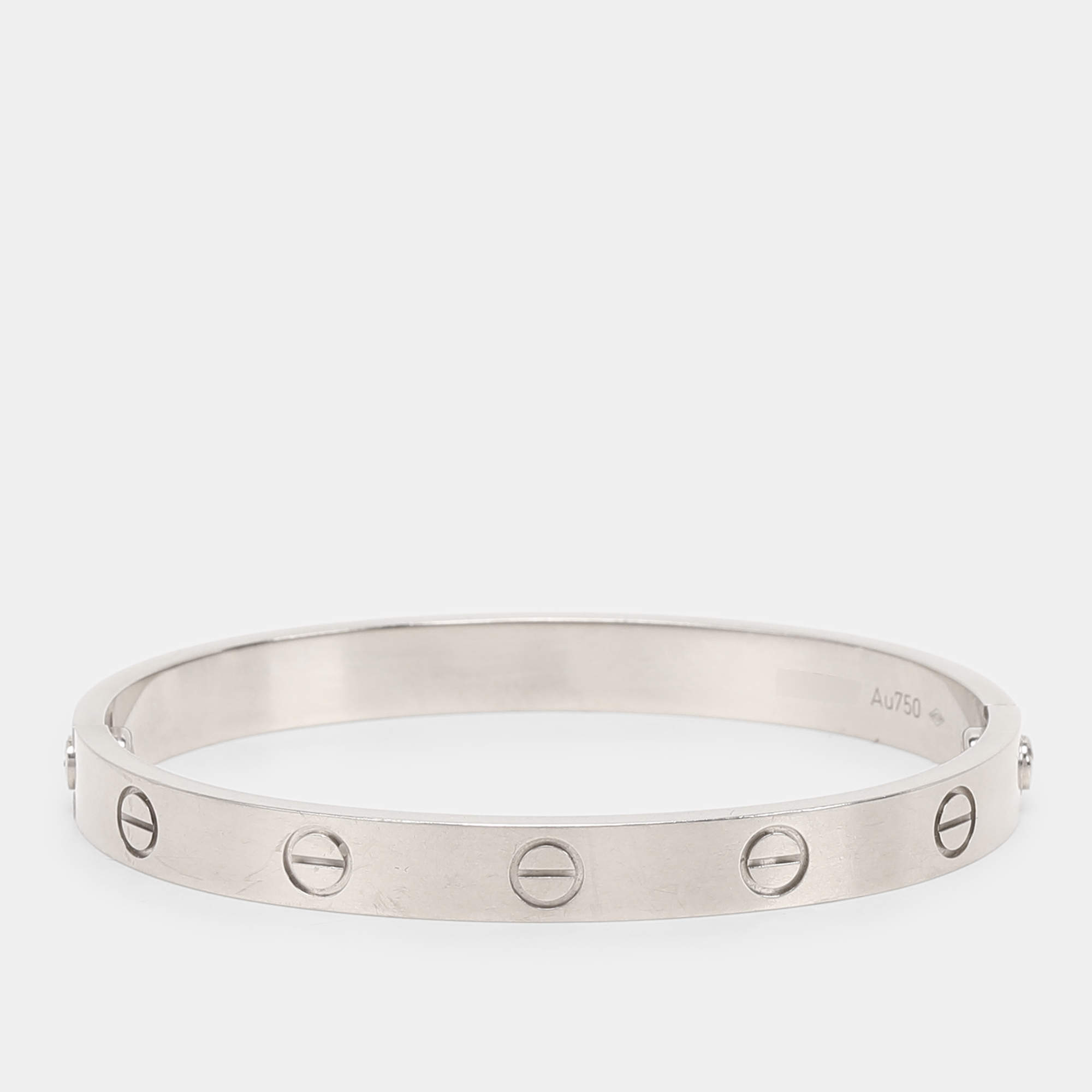 Cartier Love 18k White Gold Bracelet 16