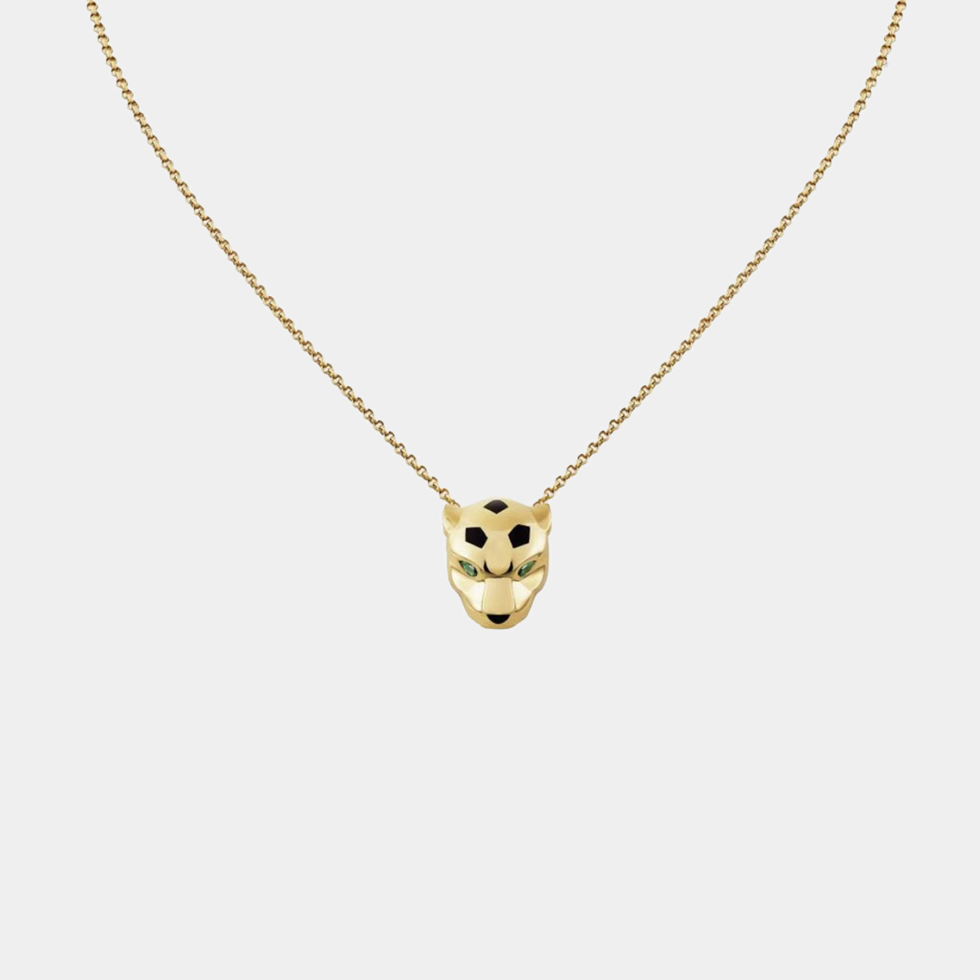 Cartier 18K Yellow Gold Panthere de Cartier Pendant Necklace