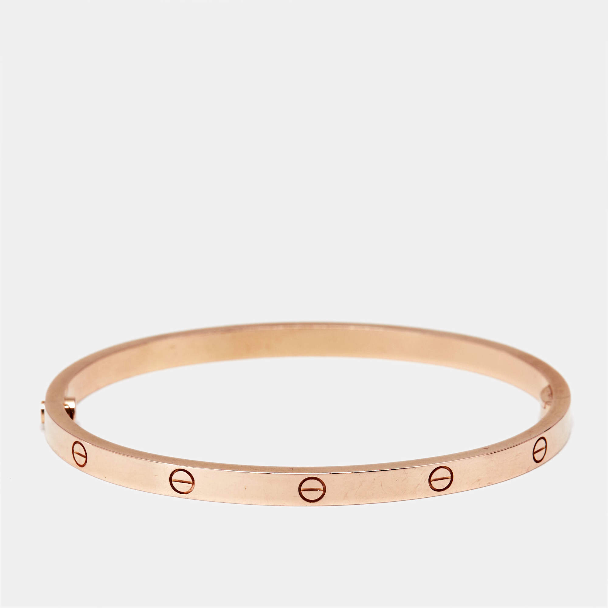 Cartier Love 18k Rose Gold Small Model Bracelet 16