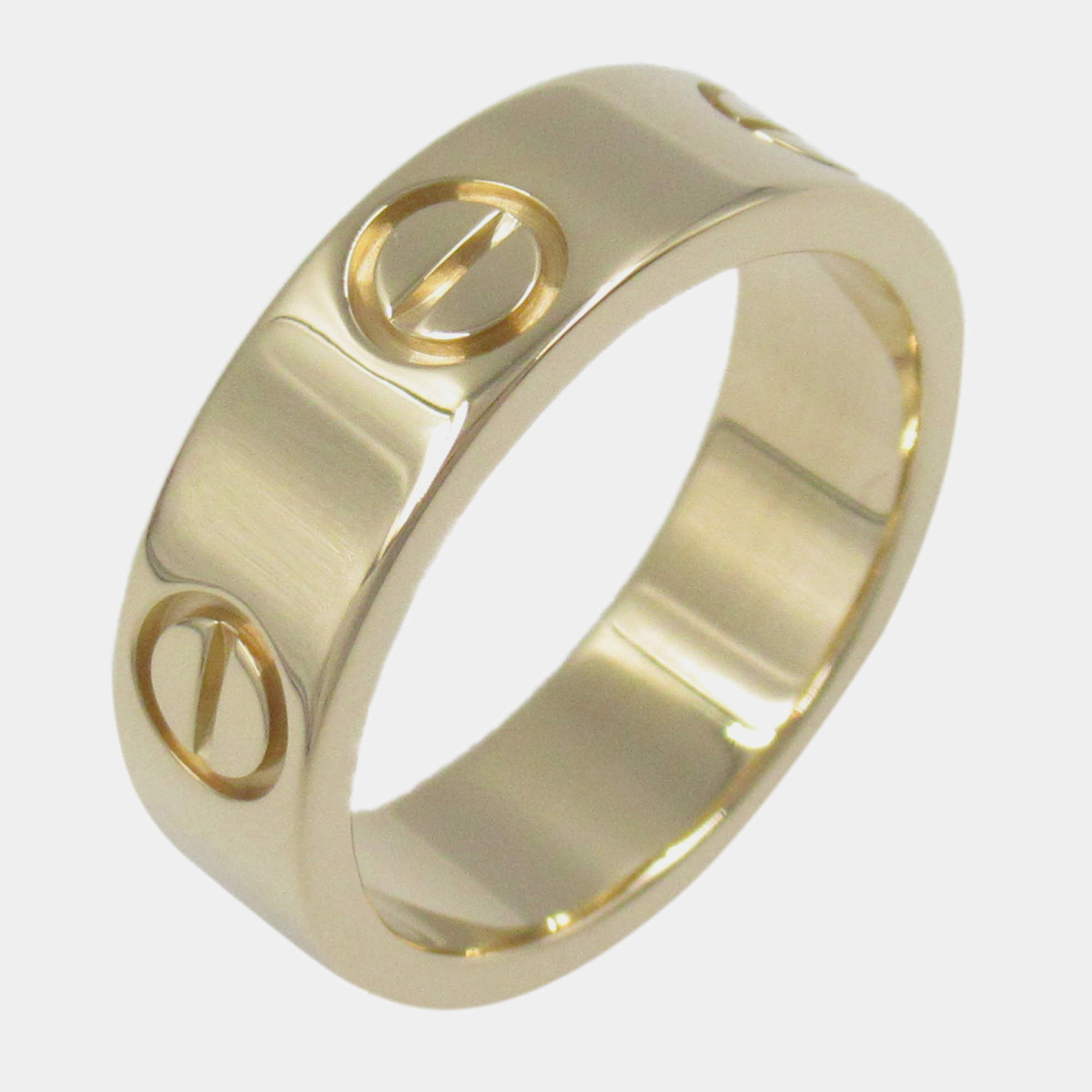 Cartier 18K Yellow Gold Classic Love Ring