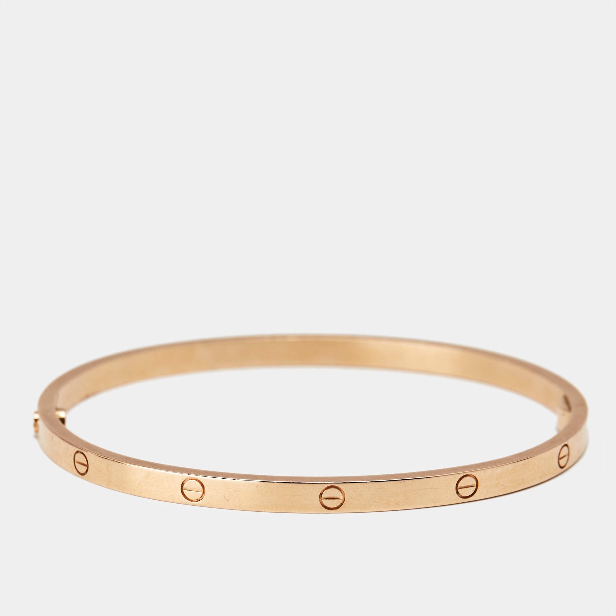 Cartier Love 18k Rose Gold Small Model Bracelet 18