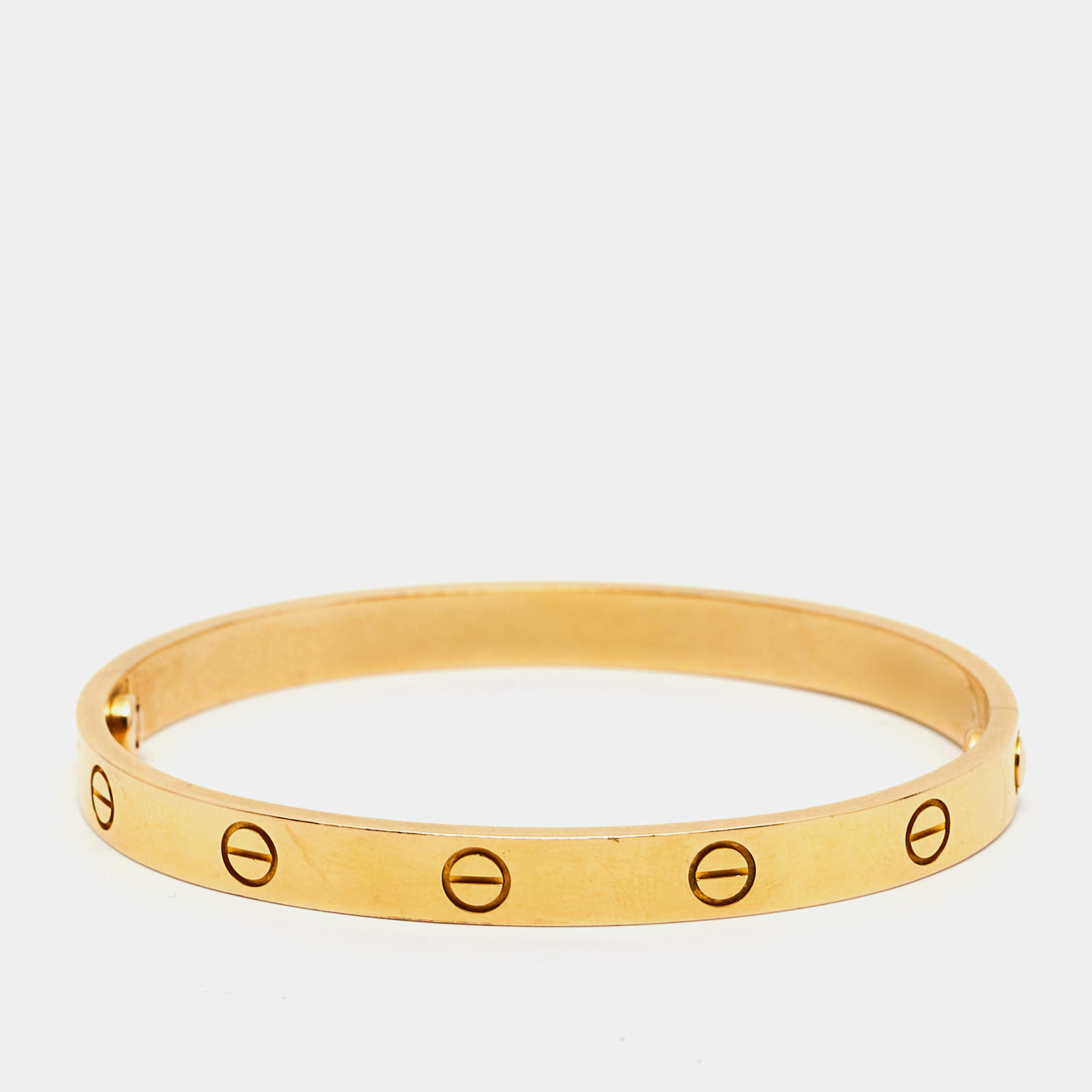 Cartier Love 18k Rose Gold Classic Model Bracelet 18
