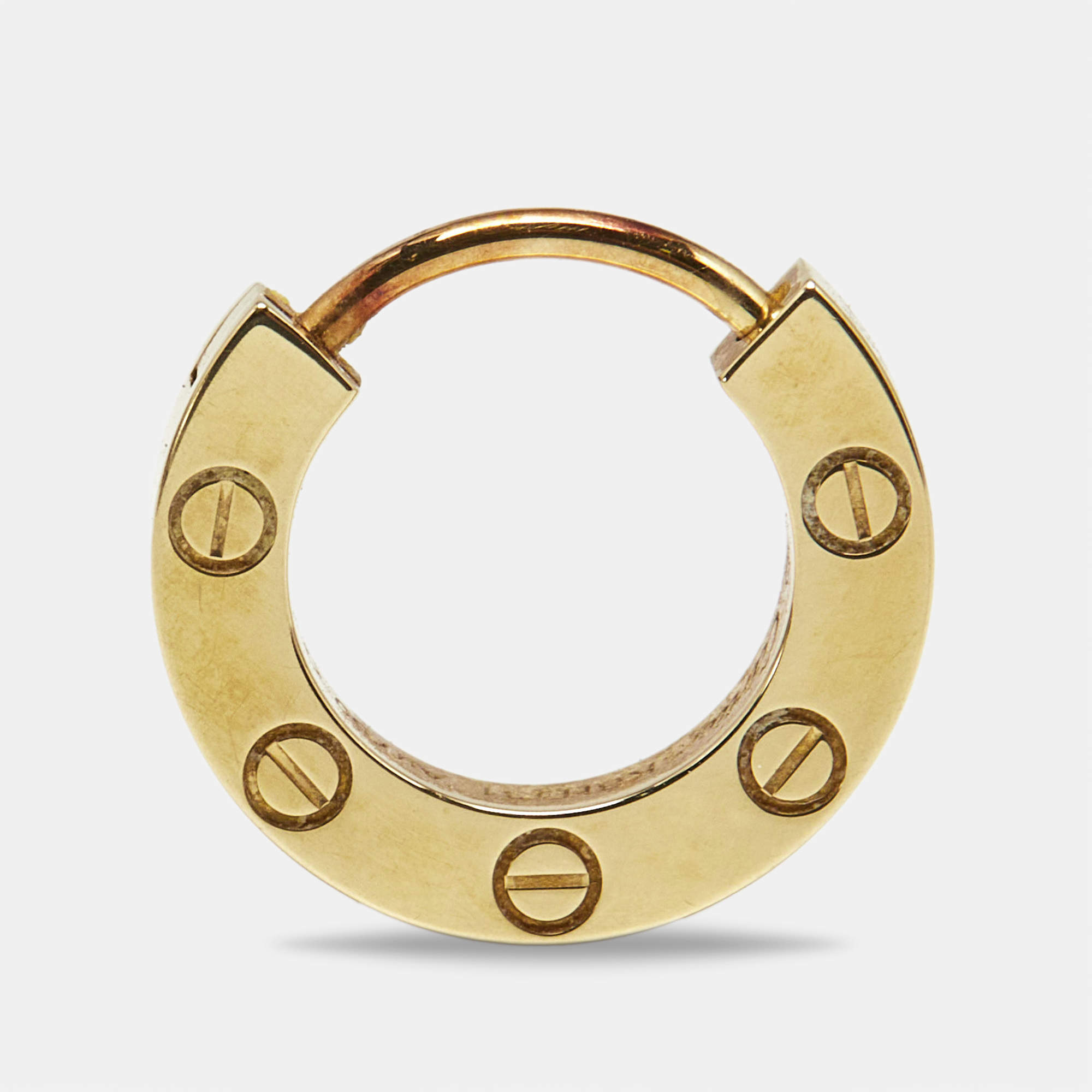 Cartier Love 18k Yellow Gold Single Earring