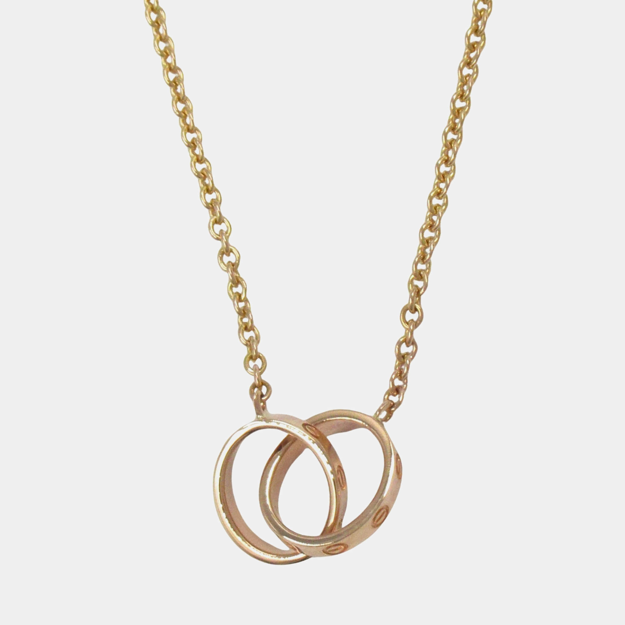 مملوكة مسبقًا Cartier Love 18K Rose Gold Pendant Necklace