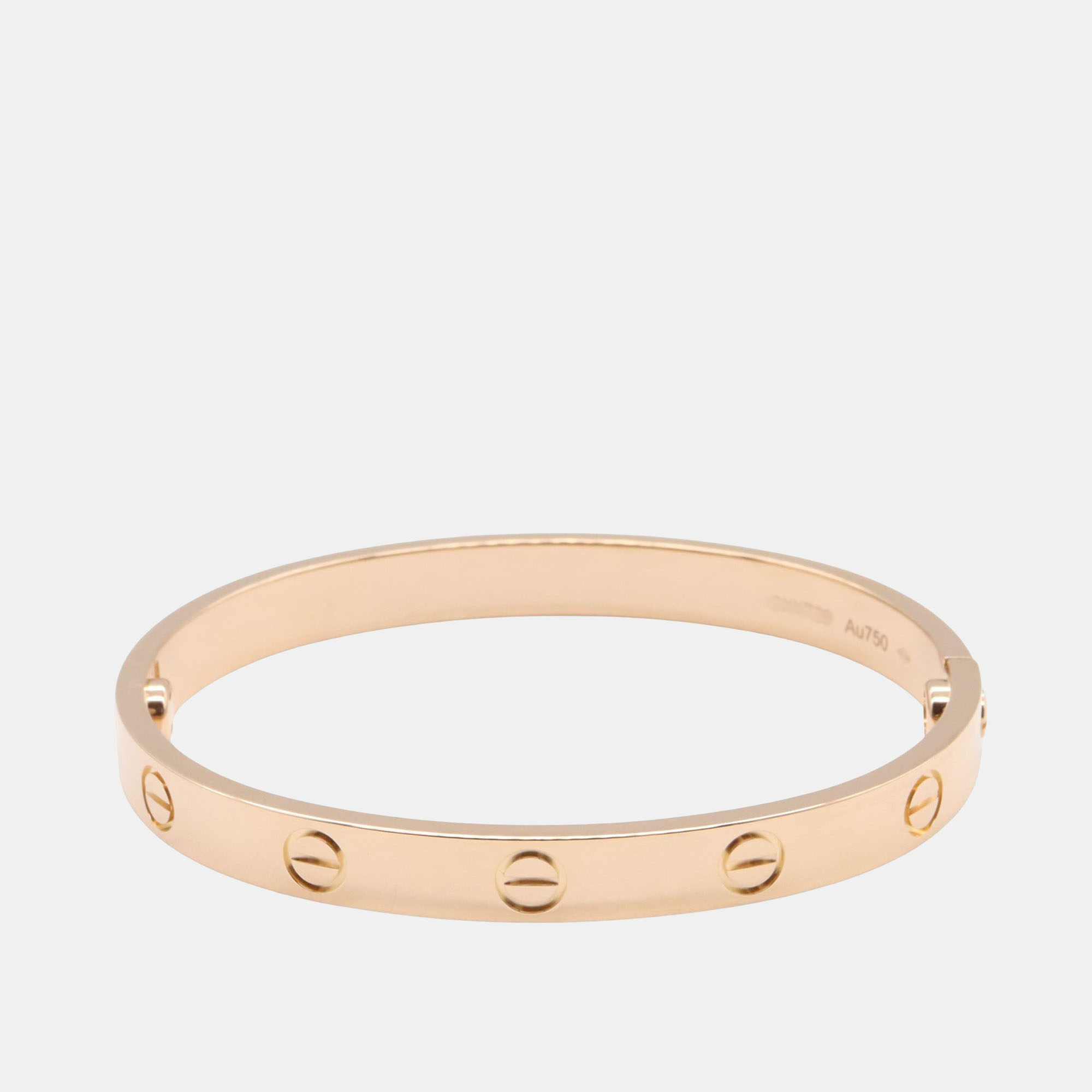 Pre Owned Cartier Love 18K Rose Gold Bracelet