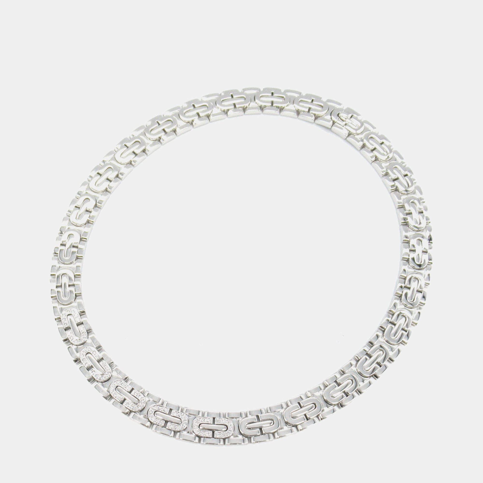 Pre Owned Cartier 18K White Gold Diamond Necklace